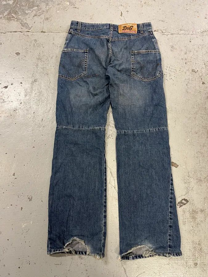 Dolce & Gabbana AW2003 Dolce & Gabbana Blue Cargo Jeans Size US 31 - 8 Thumbnail