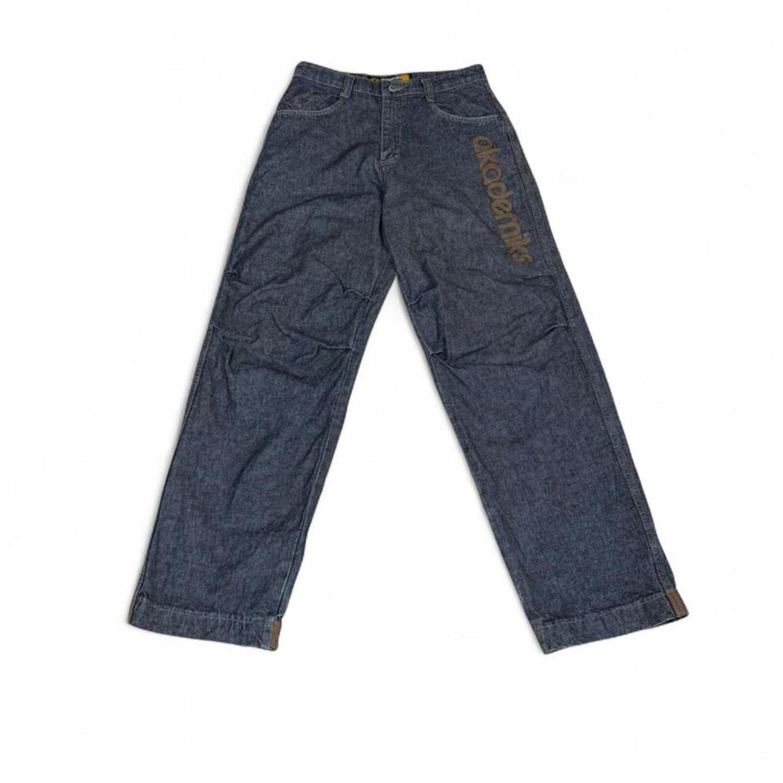 Akademiks Akademiks y2k style denim jeans with unique style Size US 29 - 1 Thumbnail