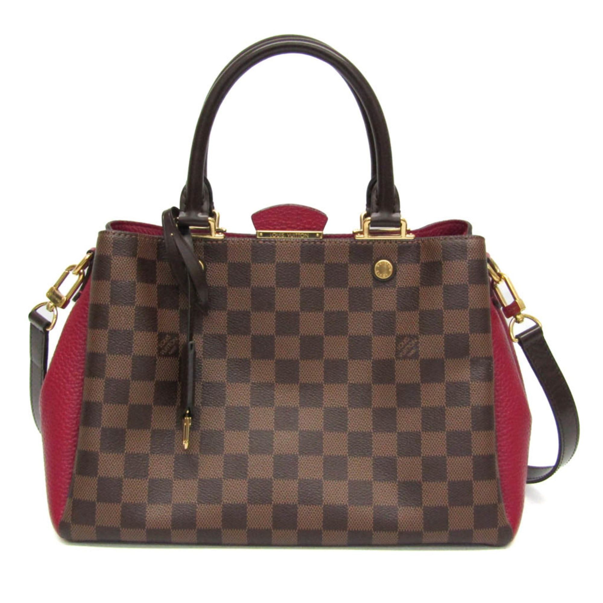 Louis Vuitton Louis Vuitton Damier Brittany N41675 Women's Handbag,Shoulder Bag Brown,Fuchsia Size ONE SIZE - 1 Thumbnail
