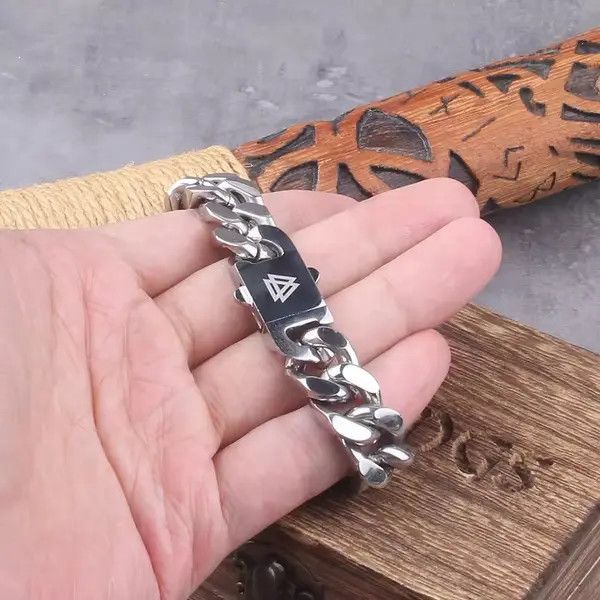 Other 23 Cm Punk Curb Cuban Link Chain Bracelets Size ONE SIZE - 6 Thumbnail