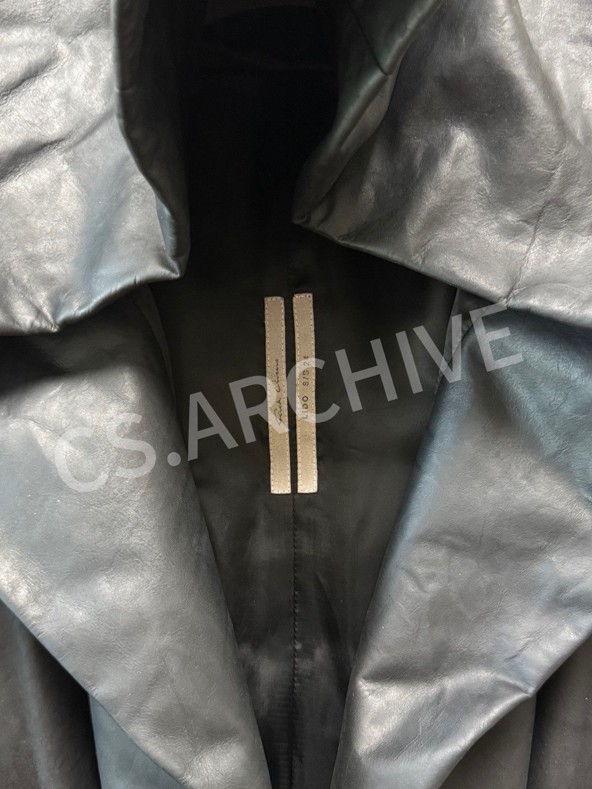 Rick Owens Rick owens24SS LIDO Leather Coat Size US L / EU 52-54 / 3 - 4 Thumbnail