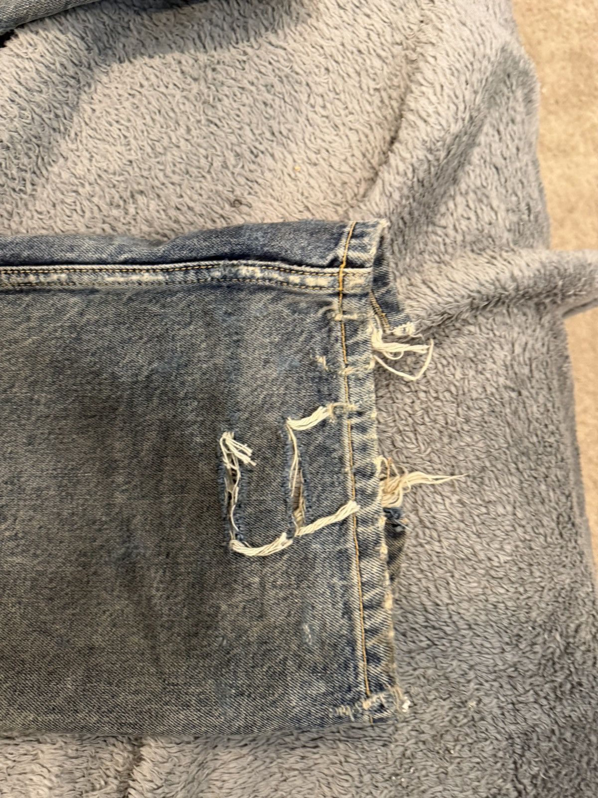 Balenciaga Balenciaga oil spill denim pants Size US 33 - 3 Thumbnail