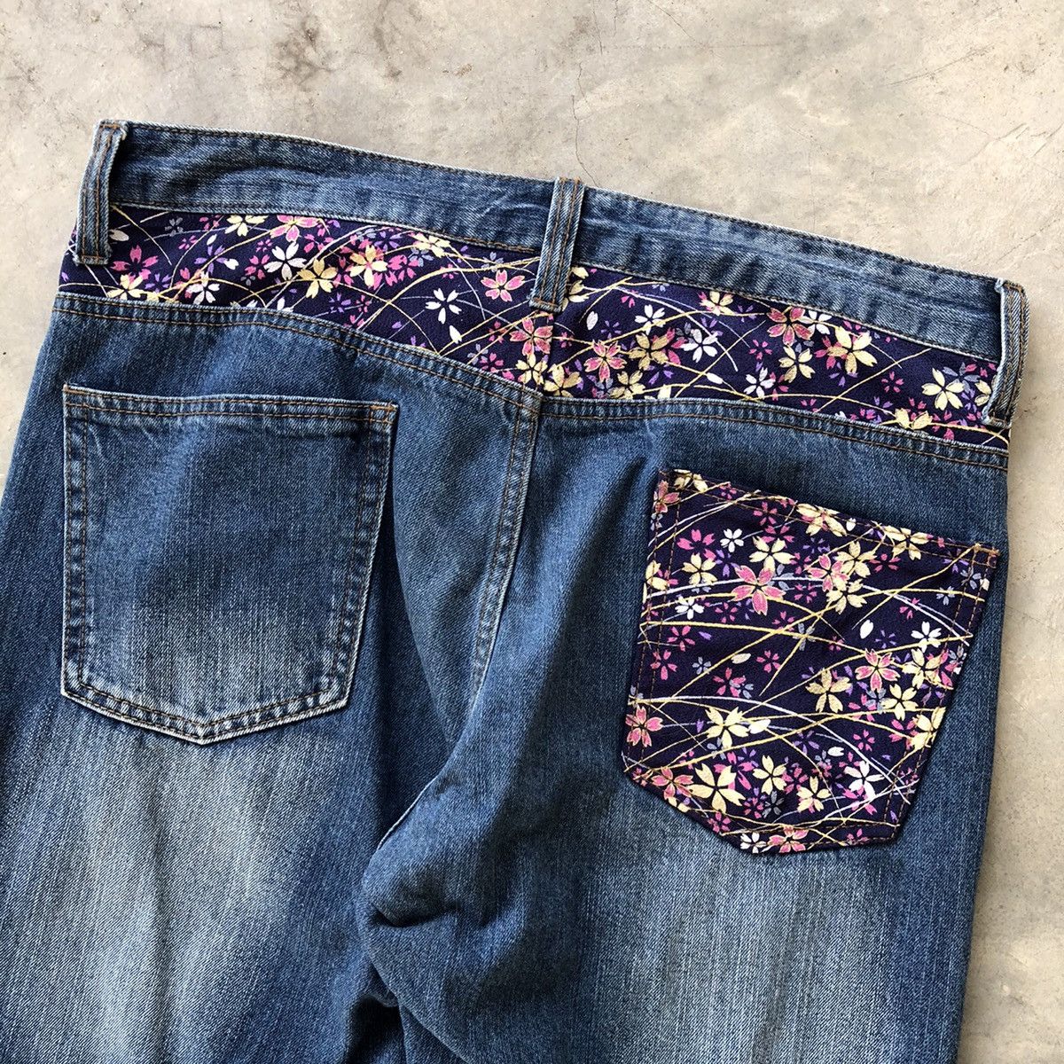 Japanese Brand Sukajan Pants Rare Flying Peacock Jorts Size US 34 / EU 50 - 5 Thumbnail
