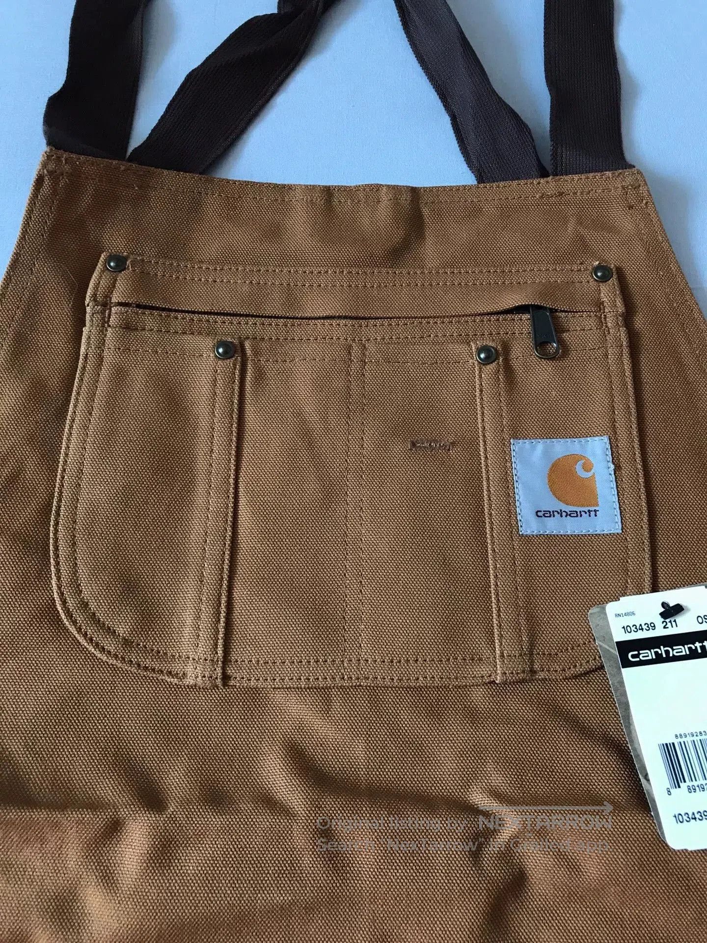 Carhartt Carhartt 103439 Classic Brown Apron. Size ONE SIZE - 3 Thumbnail