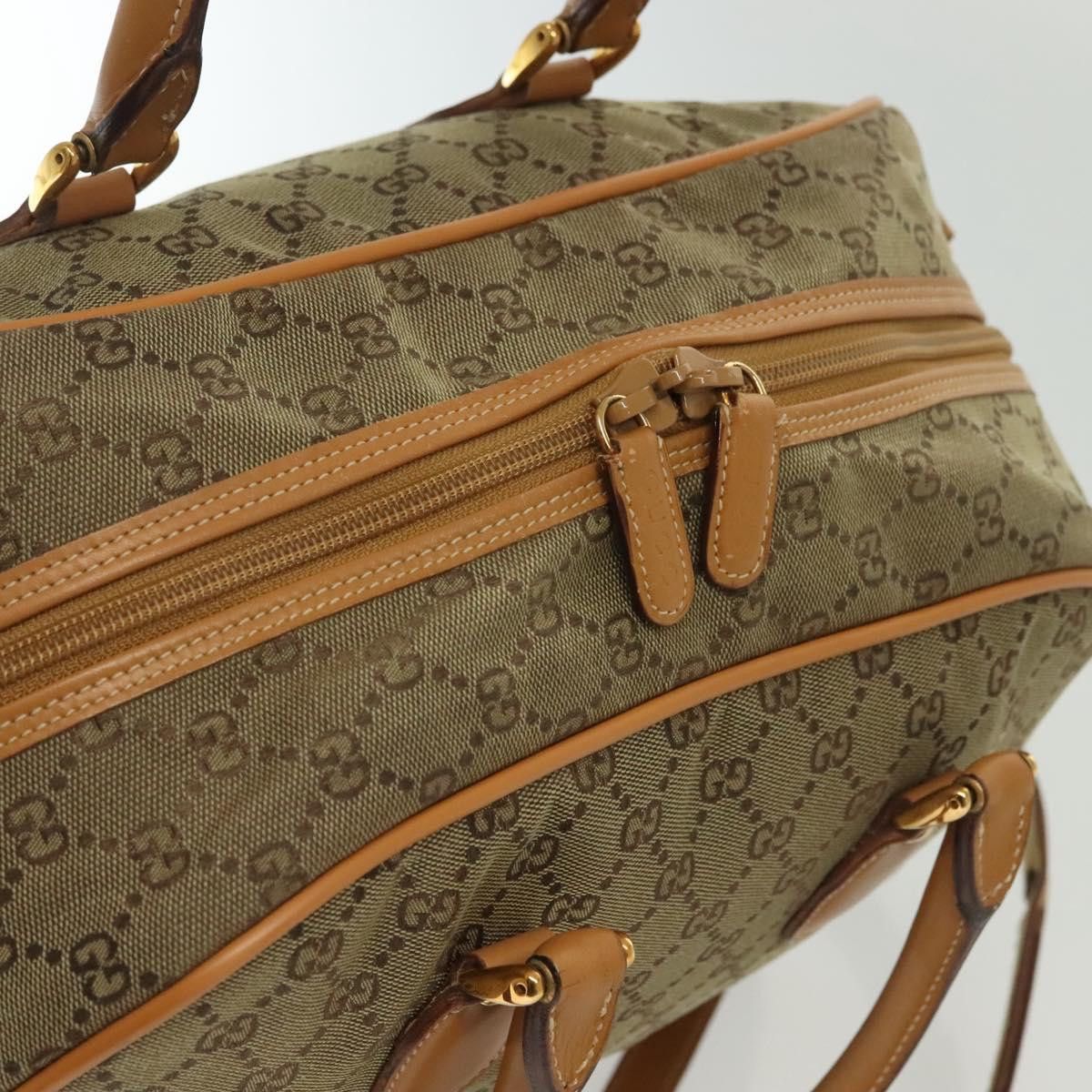Gucci GUCCI GG Canvas Boston Bag Gold Beige 013 123 013 123 Size ONE SIZE - 6 Thumbnail