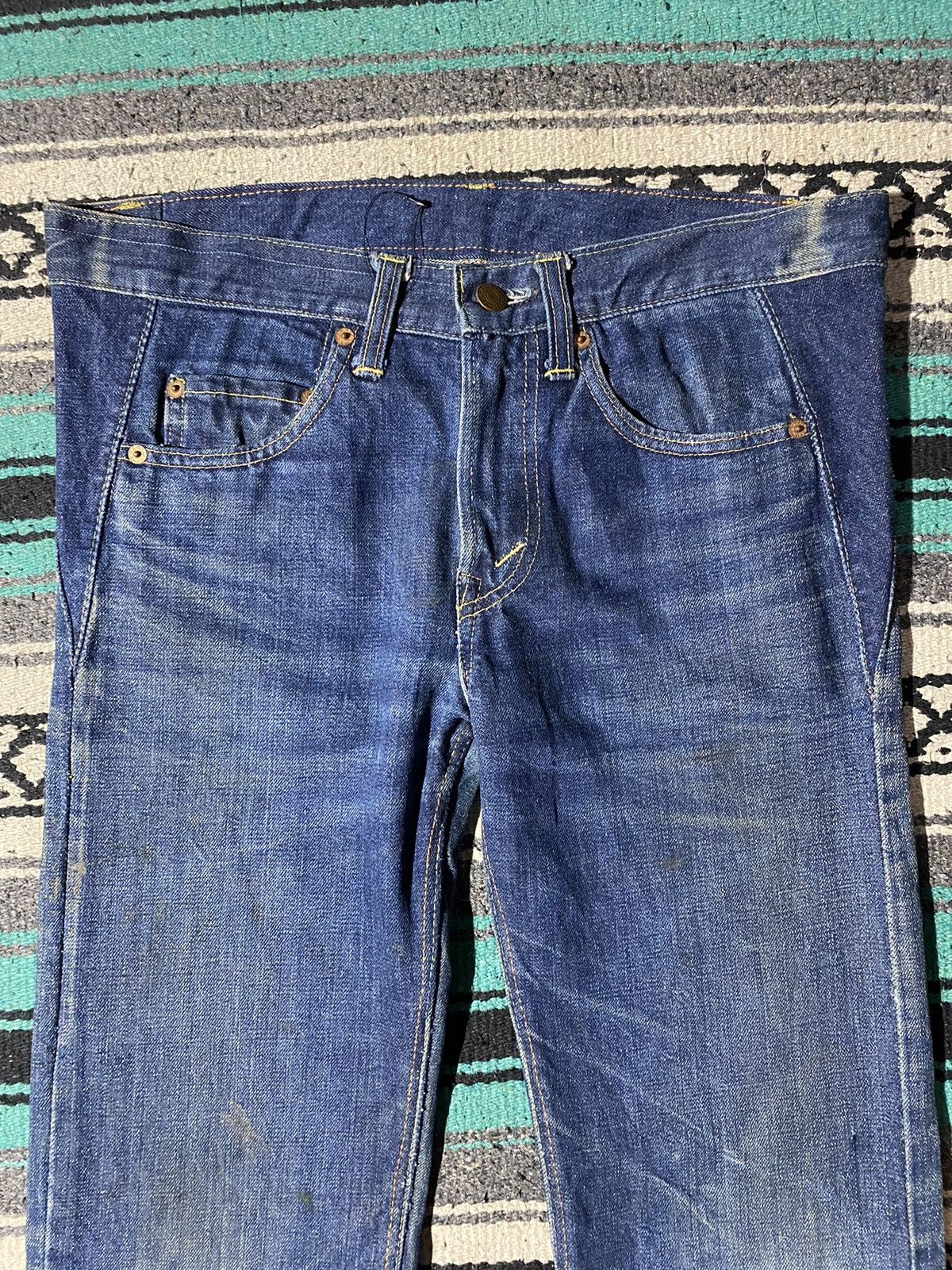 Levi's × Vintage 70s Rare Levi’s 805 Distressed Vintage Jeans Size US 33 - 3 Thumbnail