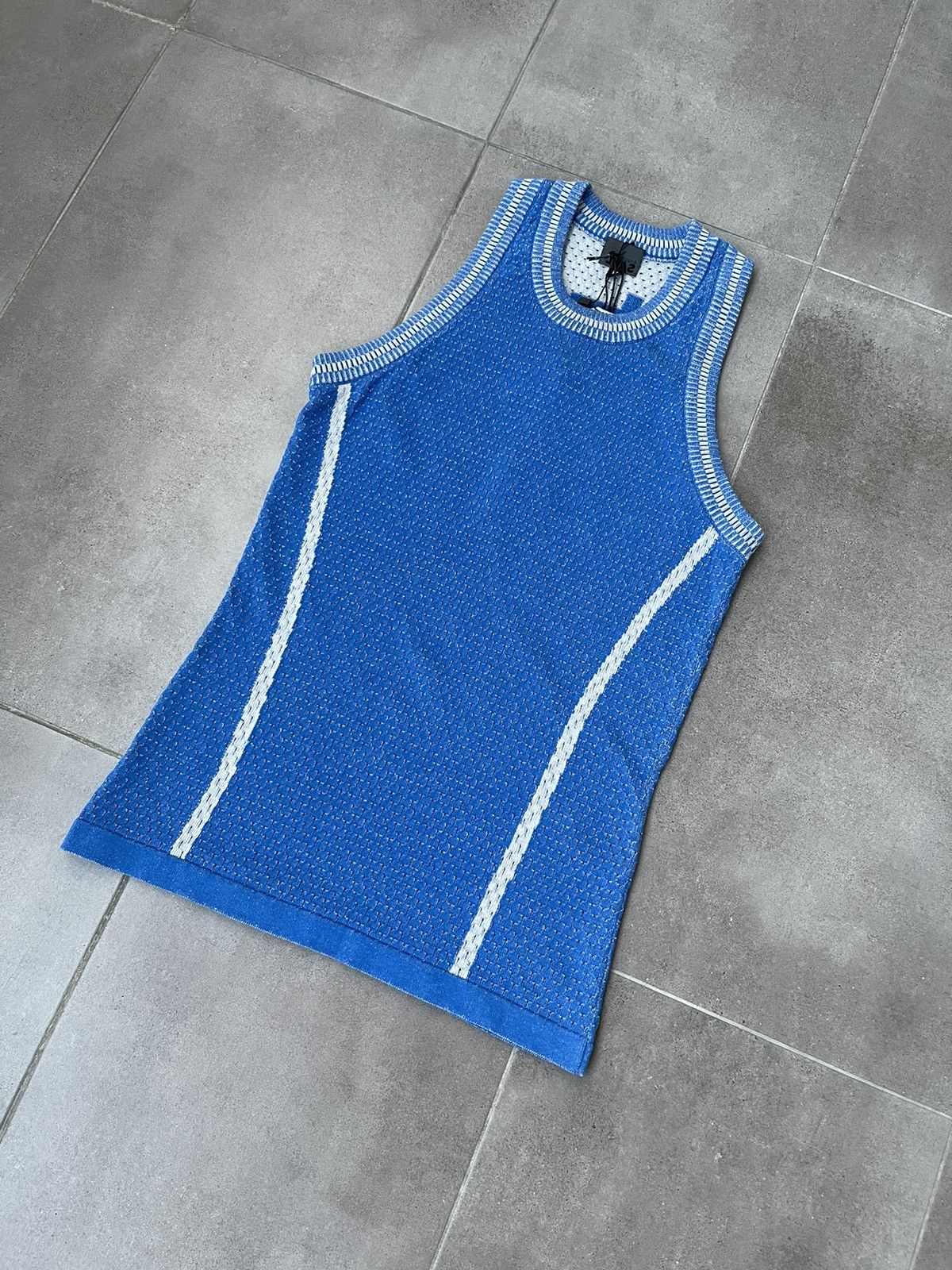 Saul Nash !DS! SS23 Saul Nash Back Logo Electric Blue Tank Top Size US S / EU 44-46 / 1 - 7 Thumbnail