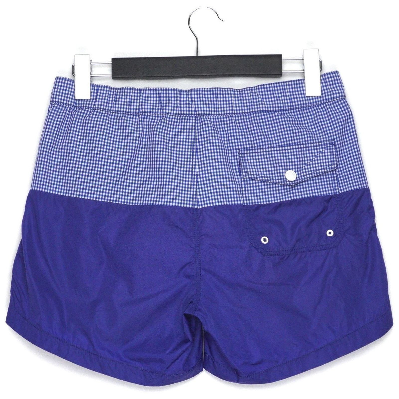 Moncler Moncler Solid Two Tone Nylon Logo Boxer Mare Swim Shorts Size US 32 / EU 48 - 2 Thumbnail