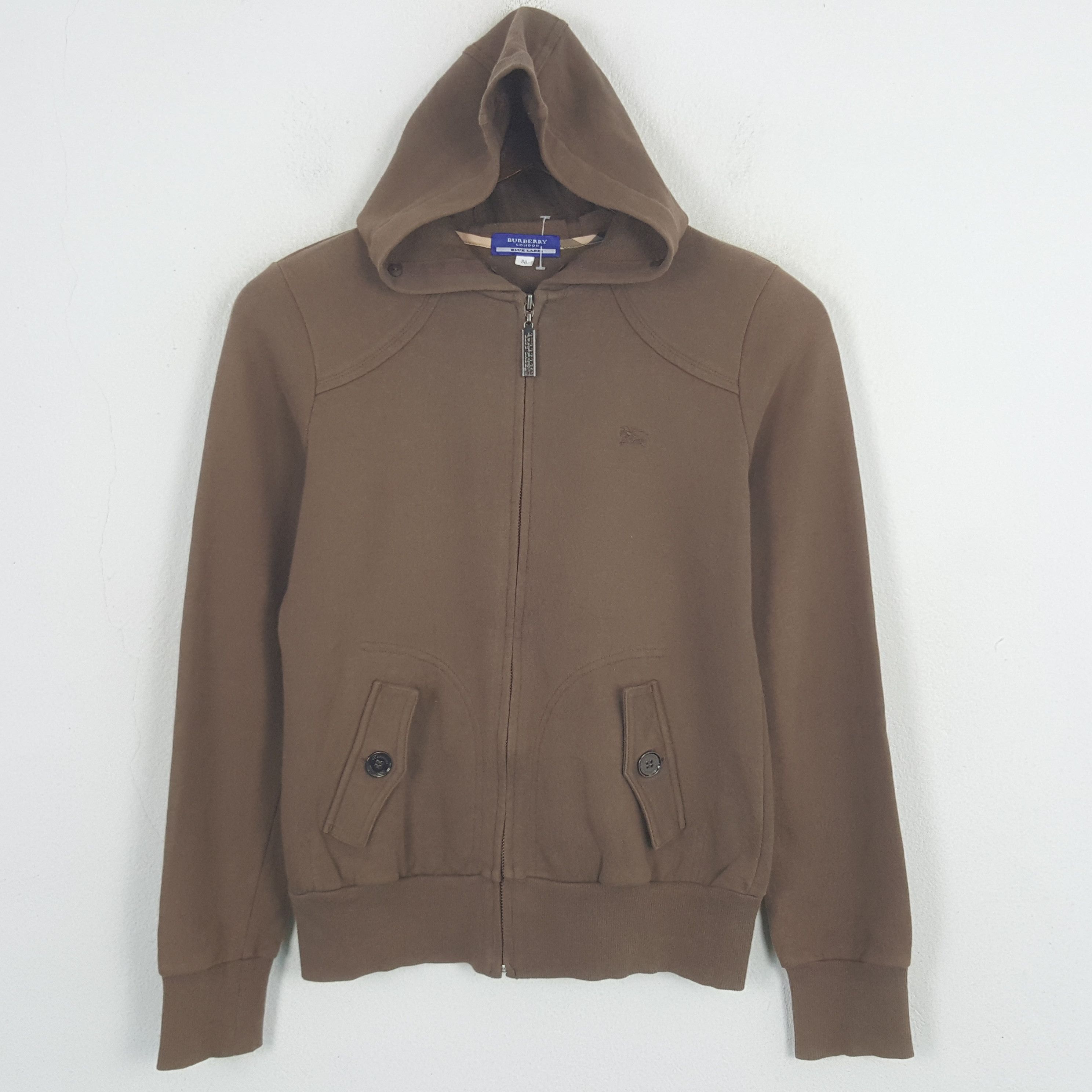 Burberry Vintage Burberry Blue Label Custom SpellOut Jacket Hoodie Size XS / US 0-2 / IT 36-38 - 3 Thumbnail