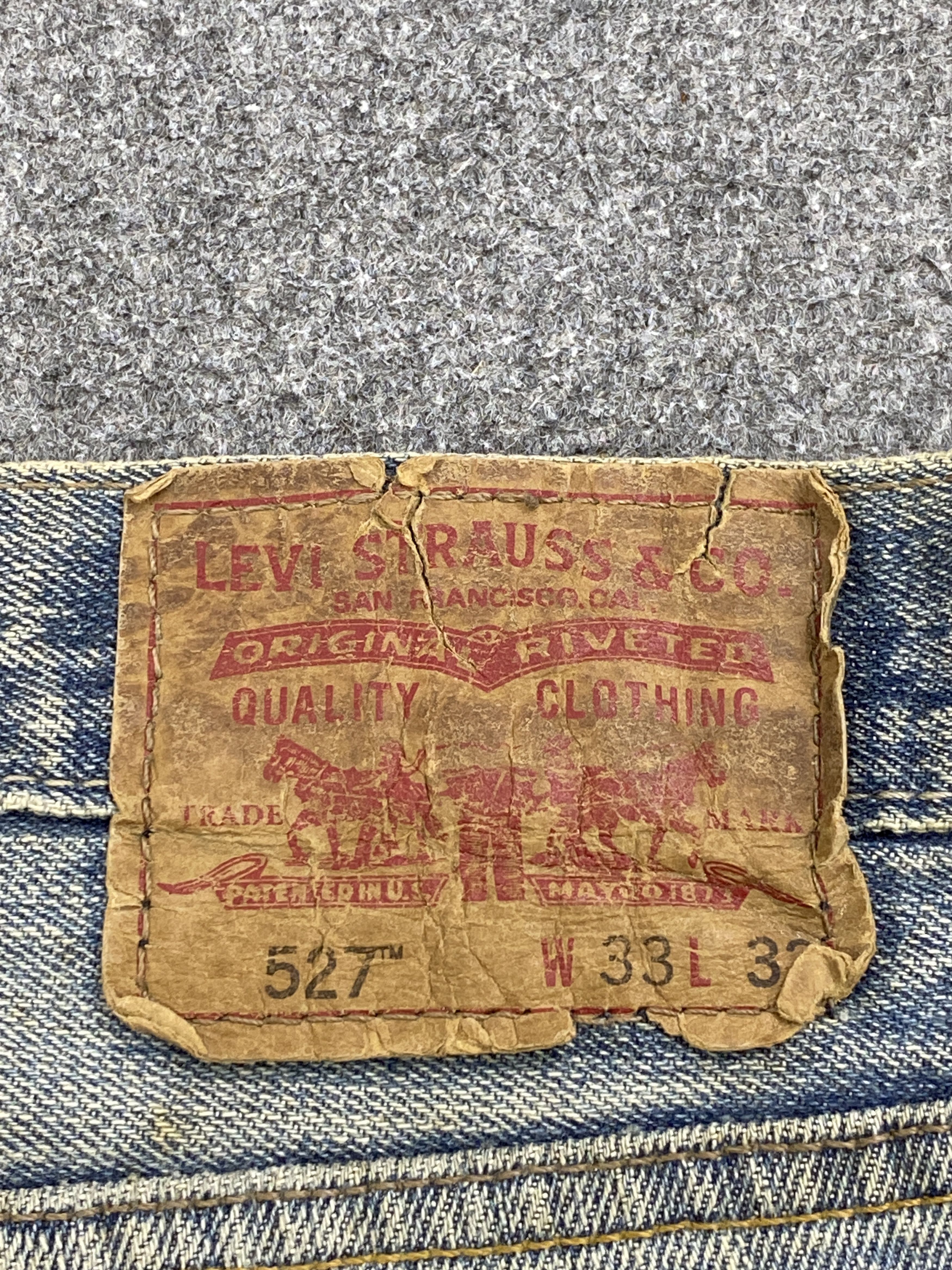 Levi's × Vintage Vintage Levi's 527 Flared Bootcut Jeans Size US 36 / EU 52 - 5 Thumbnail