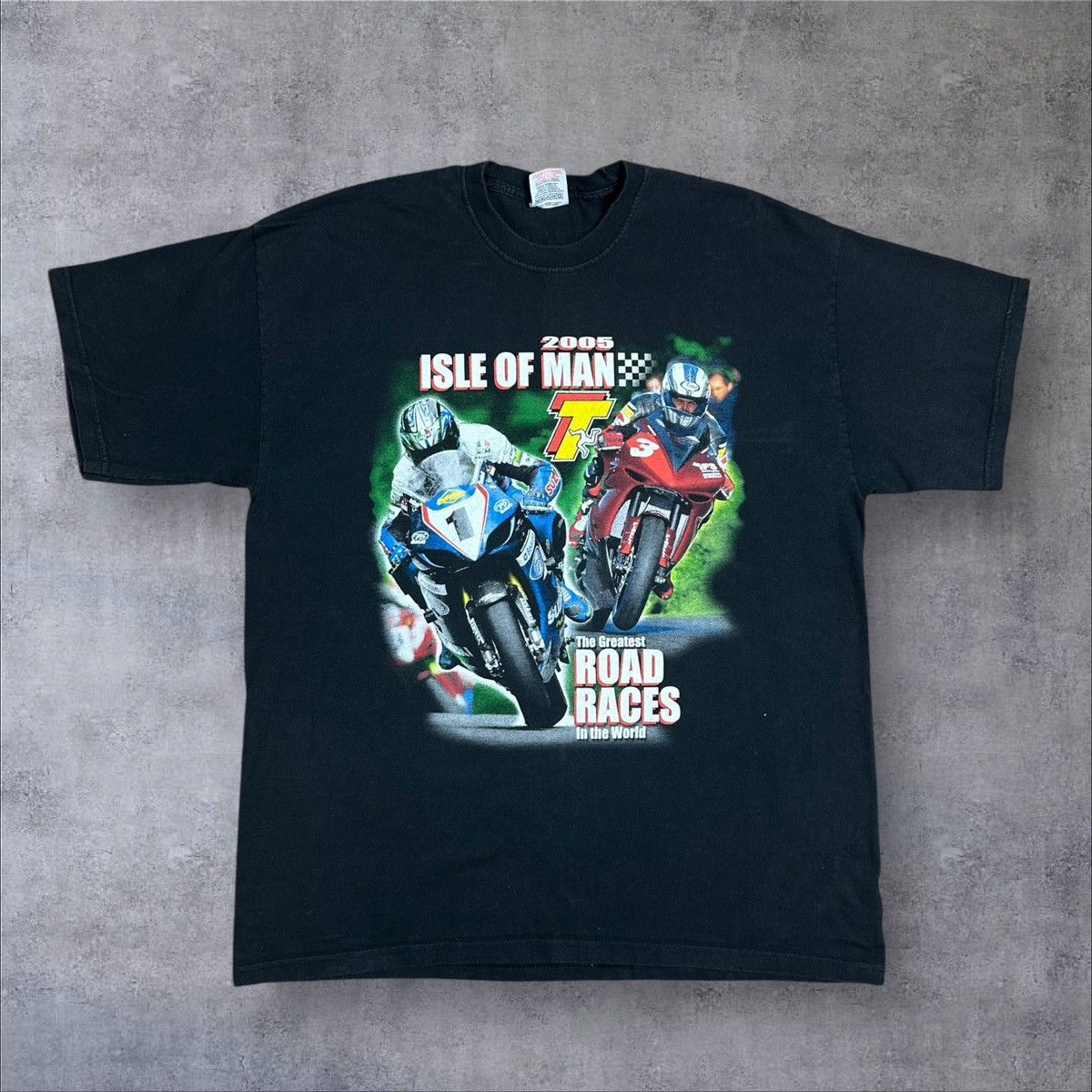 Vintage Isle of Man TT The Greatest Road Races In the World 2005 Tee Size US XL / EU 56 / 4 - 1 Thumbnail
