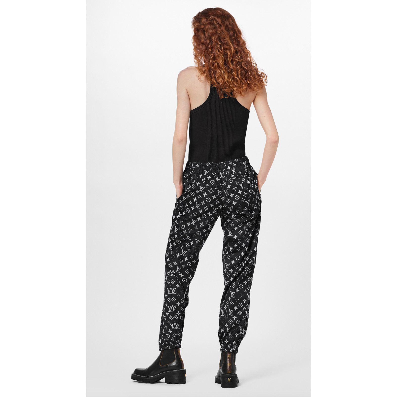 Louis Vuitton Louis Vuitton Stencil Effect Logo Jogging Jogger Pants 40 Size 27" / US 4 / IT 40 - 10 Thumbnail