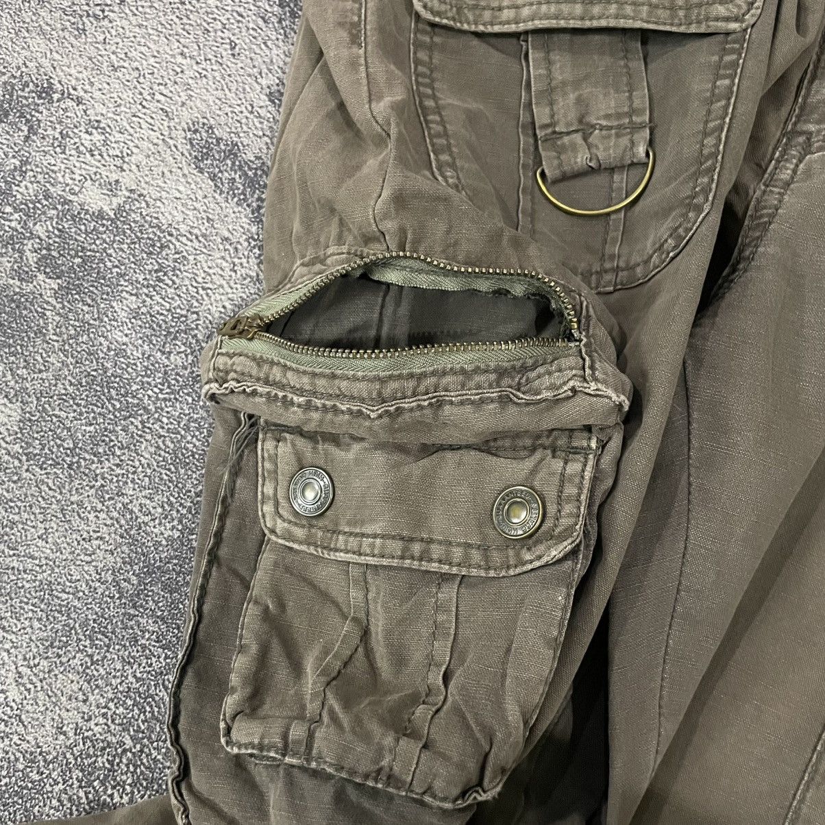 Other Y2K Brown Cargo Pants Utility Techwear Baggy Military Style Size US 32 / EU 48 - 5 Thumbnail