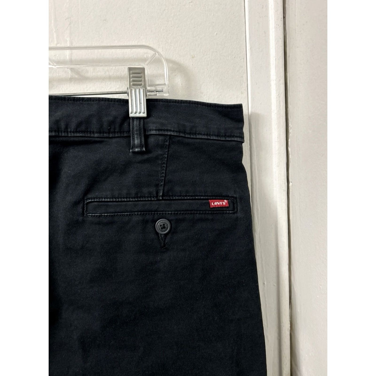 Levi's Levi's XX Chino Standard Taper Pants Mens 38x32 Black Twill Trousers Regular Fit Five-Pocket Size US 38 / EU 54 - 4 Thumbnail