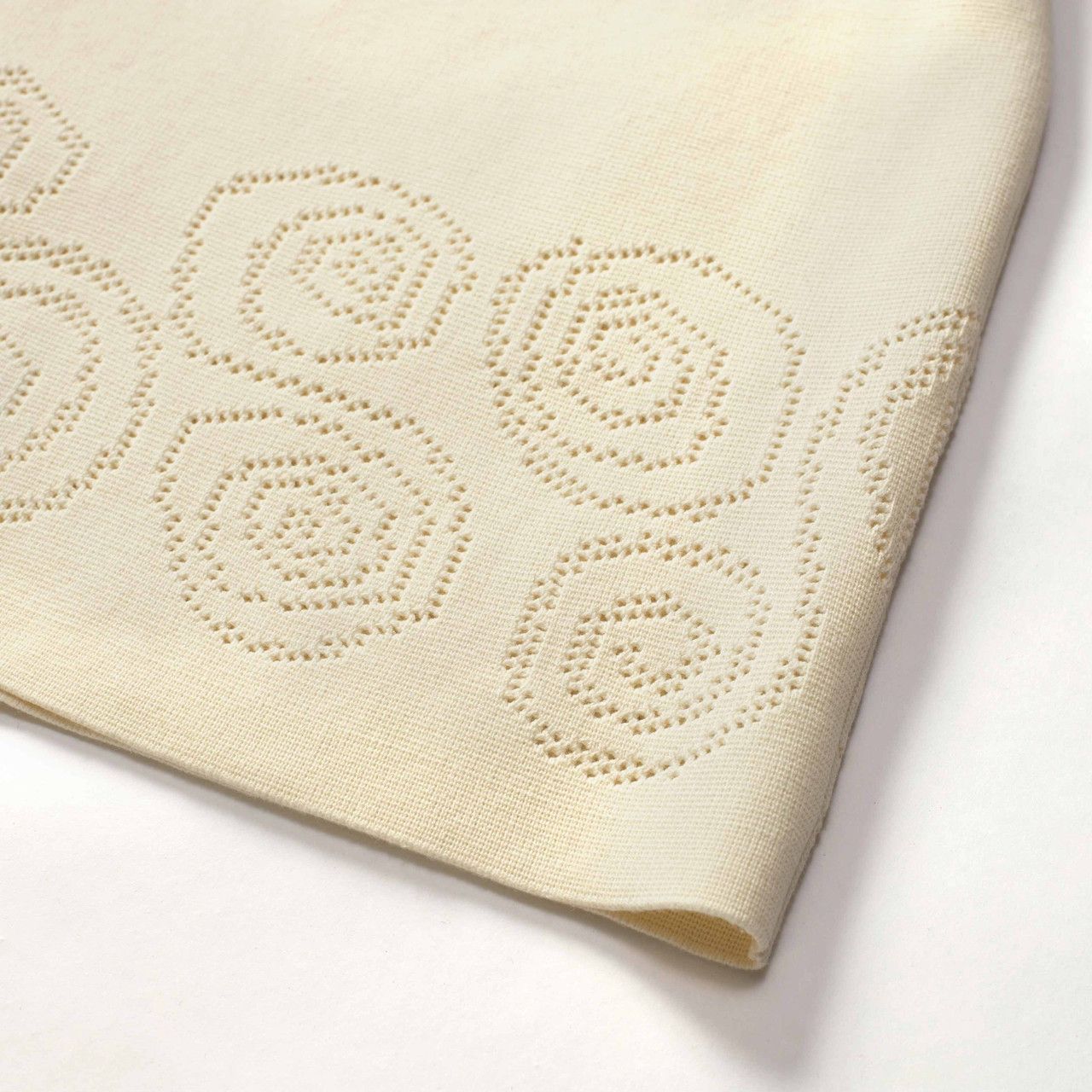 Stussy STUSSY PERFORATED SWIRL KNIT SHIRT NATURAL | Grailed