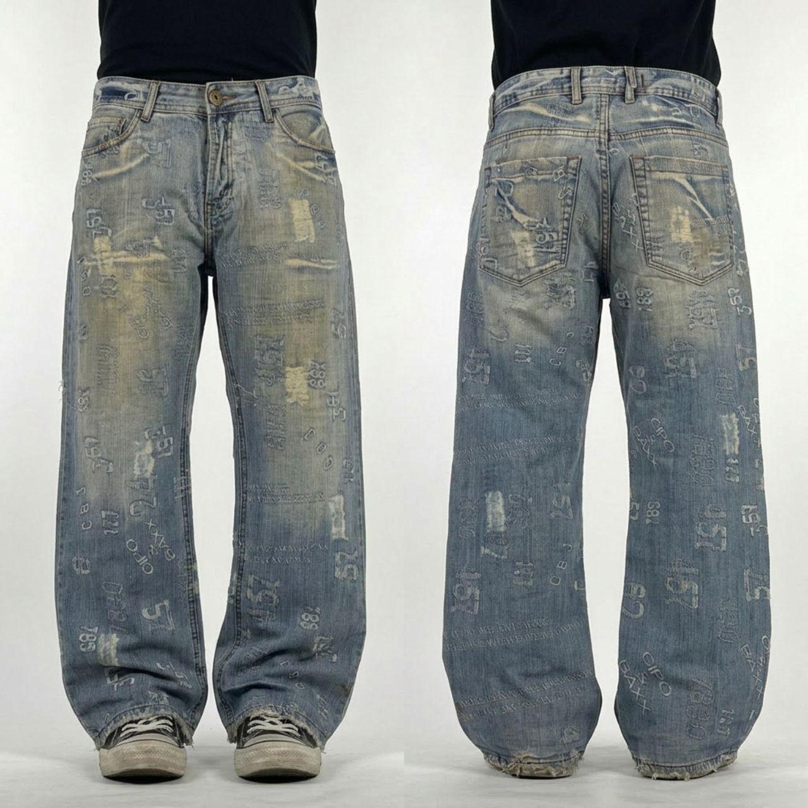 Diesel × Japanese Brand × Vintage Vintage grunge baggy bootcut y2k