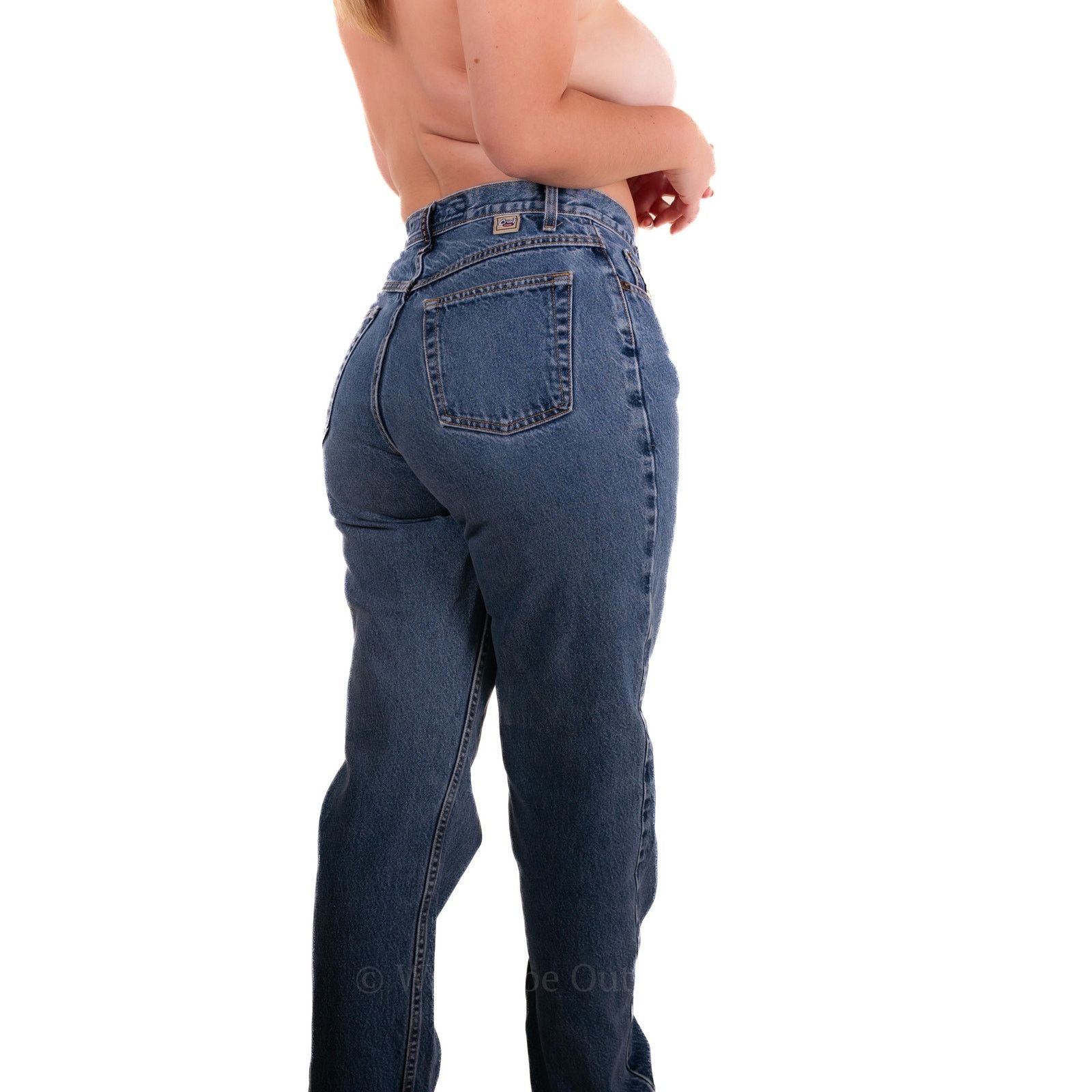 Vintage Vintage 90s Blue Jeans by Cruel Girl - 9 Size 29" - 9 Thumbnail