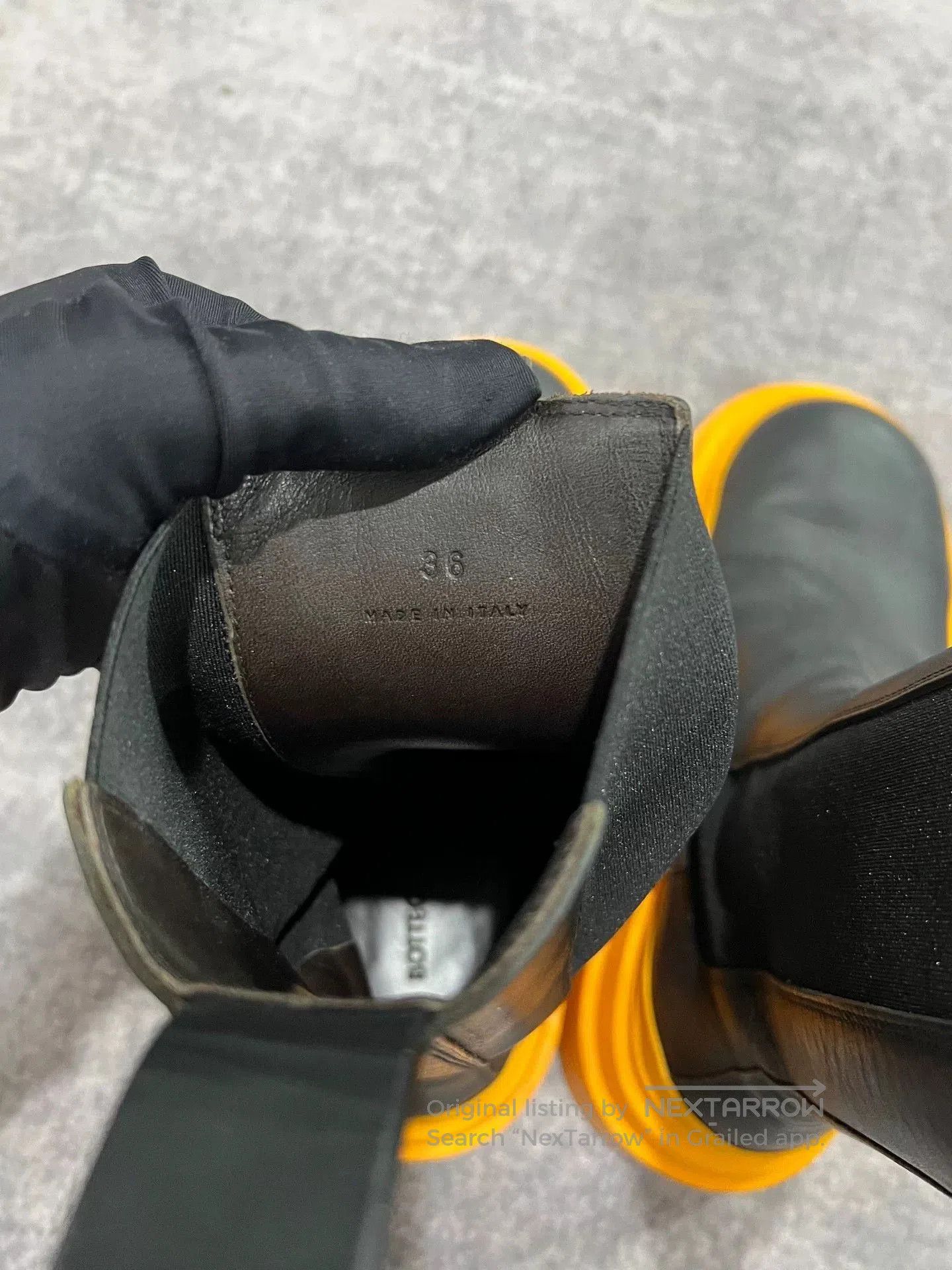 Bottega Veneta Bottega Veneta Black and Yellow Boots. Size US 6 / IT 36 - 5 Thumbnail