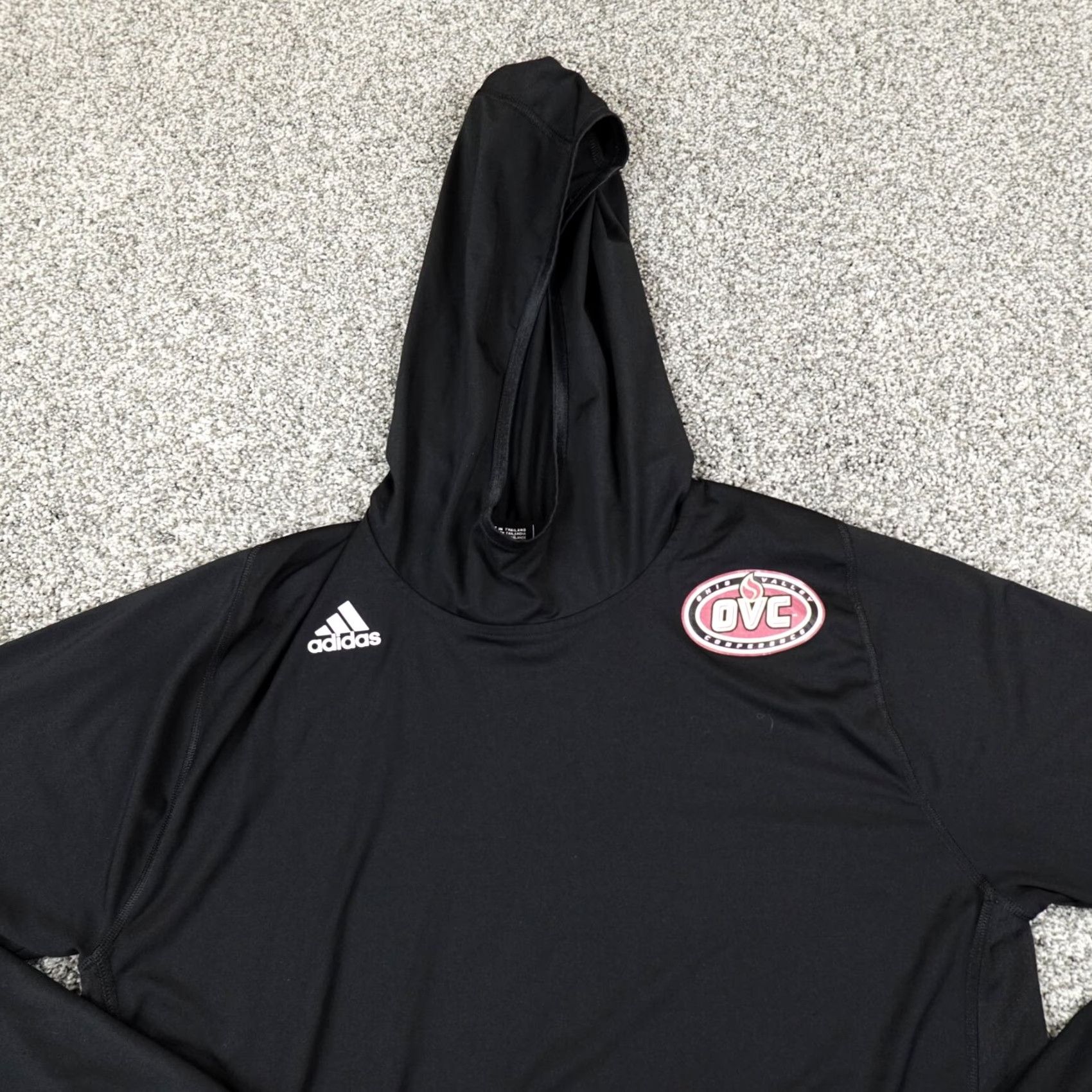 Adidas Adidas Sweater Mens Large Black Lightweight Outdoor Hoodie Climalite Shirt Size US L / EU 52-54 / 3 - 5 Thumbnail