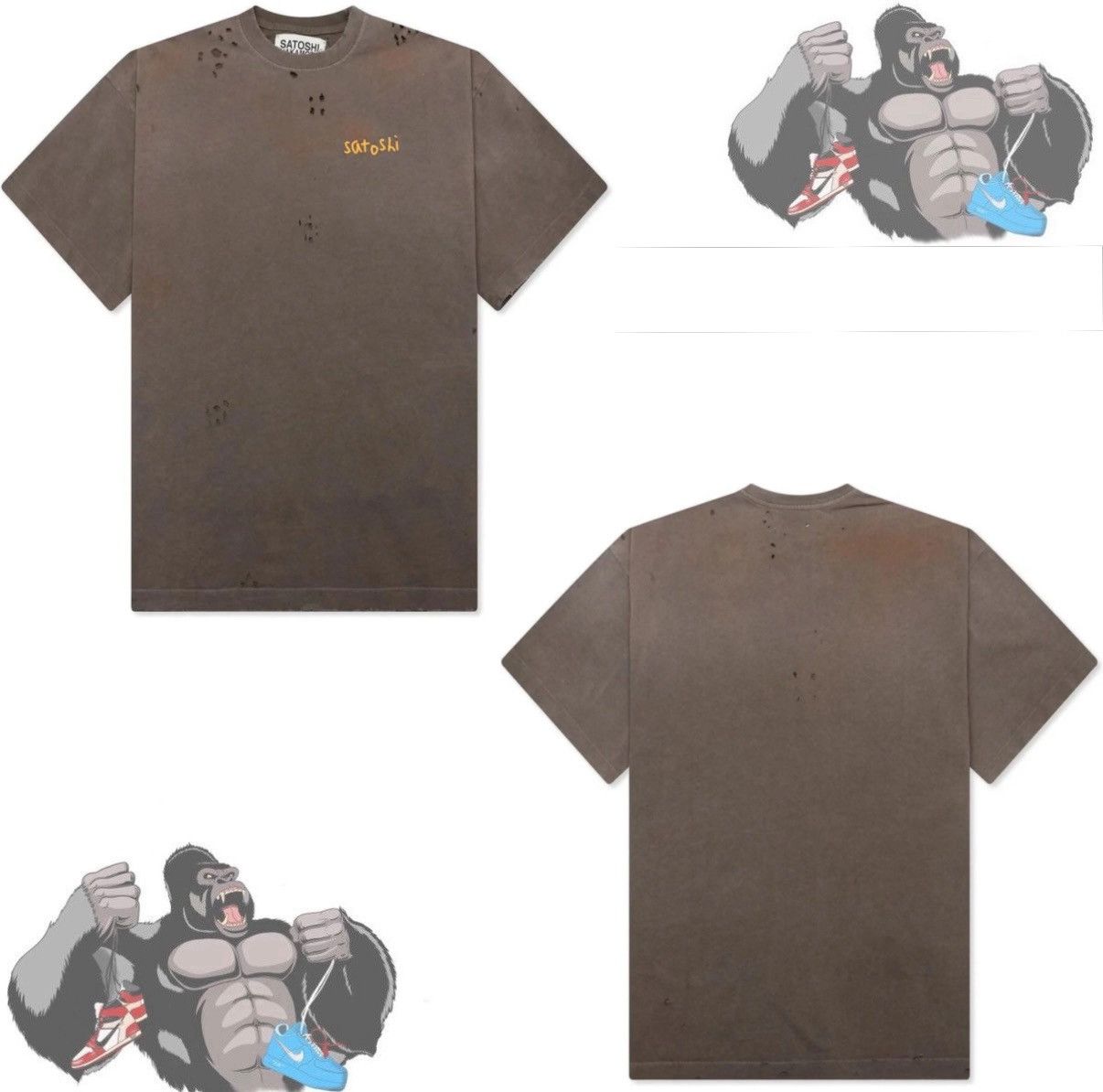 Satoshi Nakamoto Chain Stitch Tee