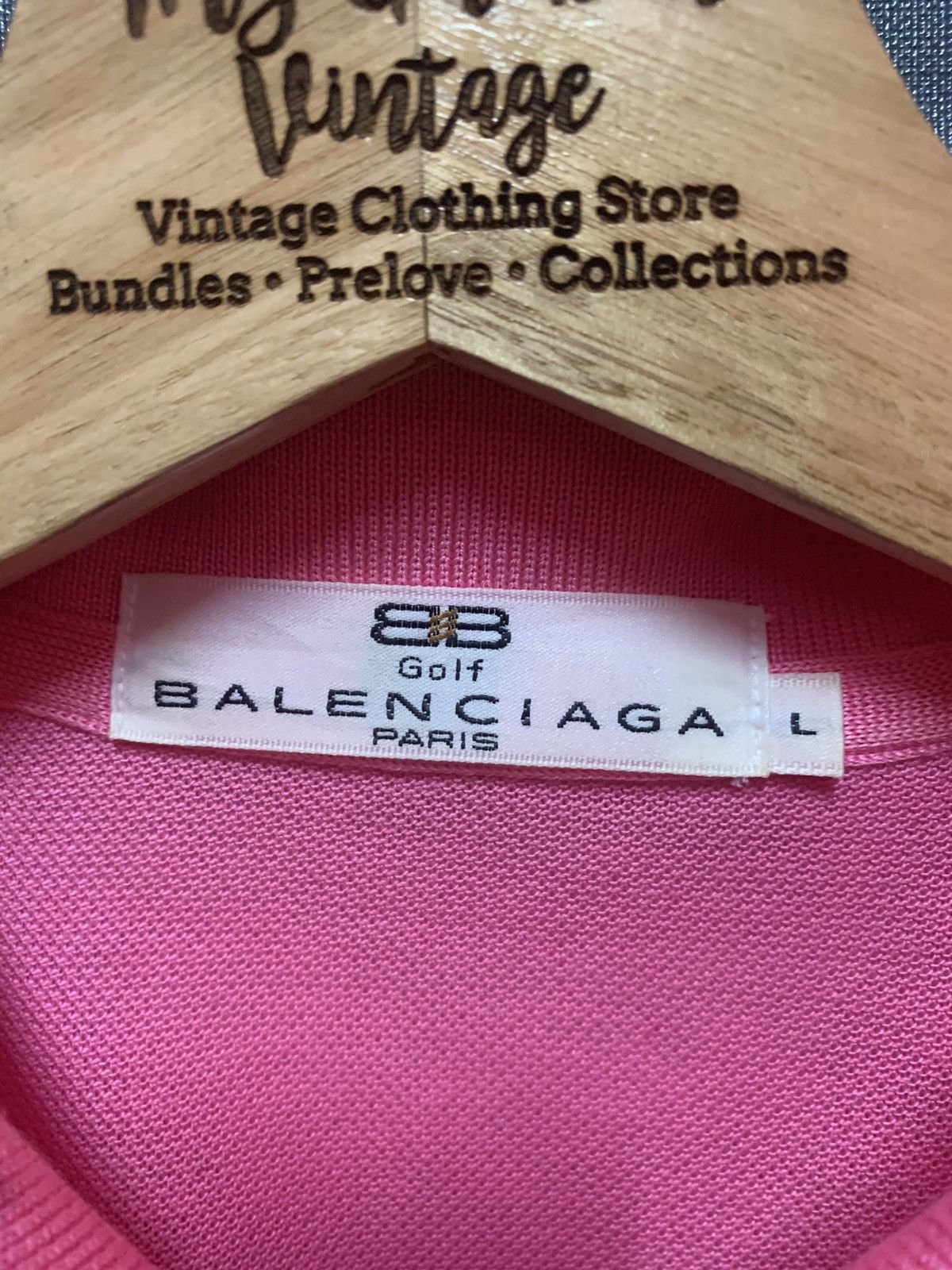 Balenciaga RARE!! Polo Shirt BALENCIAGA Size L / US 10 / IT 46 - 4 Thumbnail