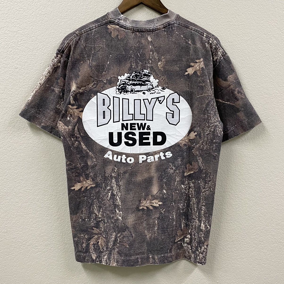 Billy Hill 2023 NEW & USED VINTAGE WASH SASQUATCH CAMO T-SHIRT (S) Size US S / EU 44-46 / 1 - 2 Thumbnail