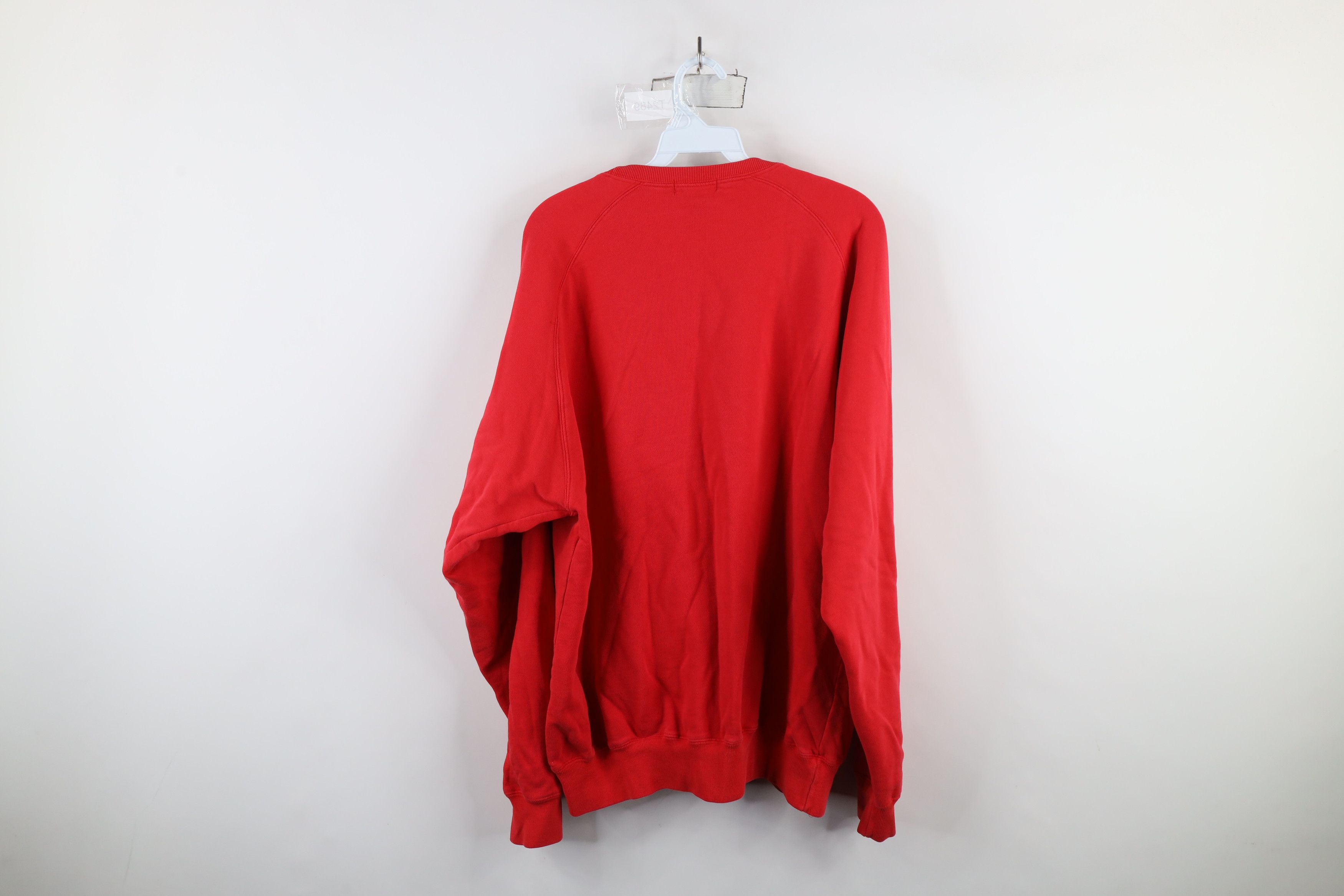 Nautica × Vintage Vintage 90s Nautica French Terry Crewneck Sweatshirt Red Size US L / EU 52-54 / 3 - 10 Thumbnail