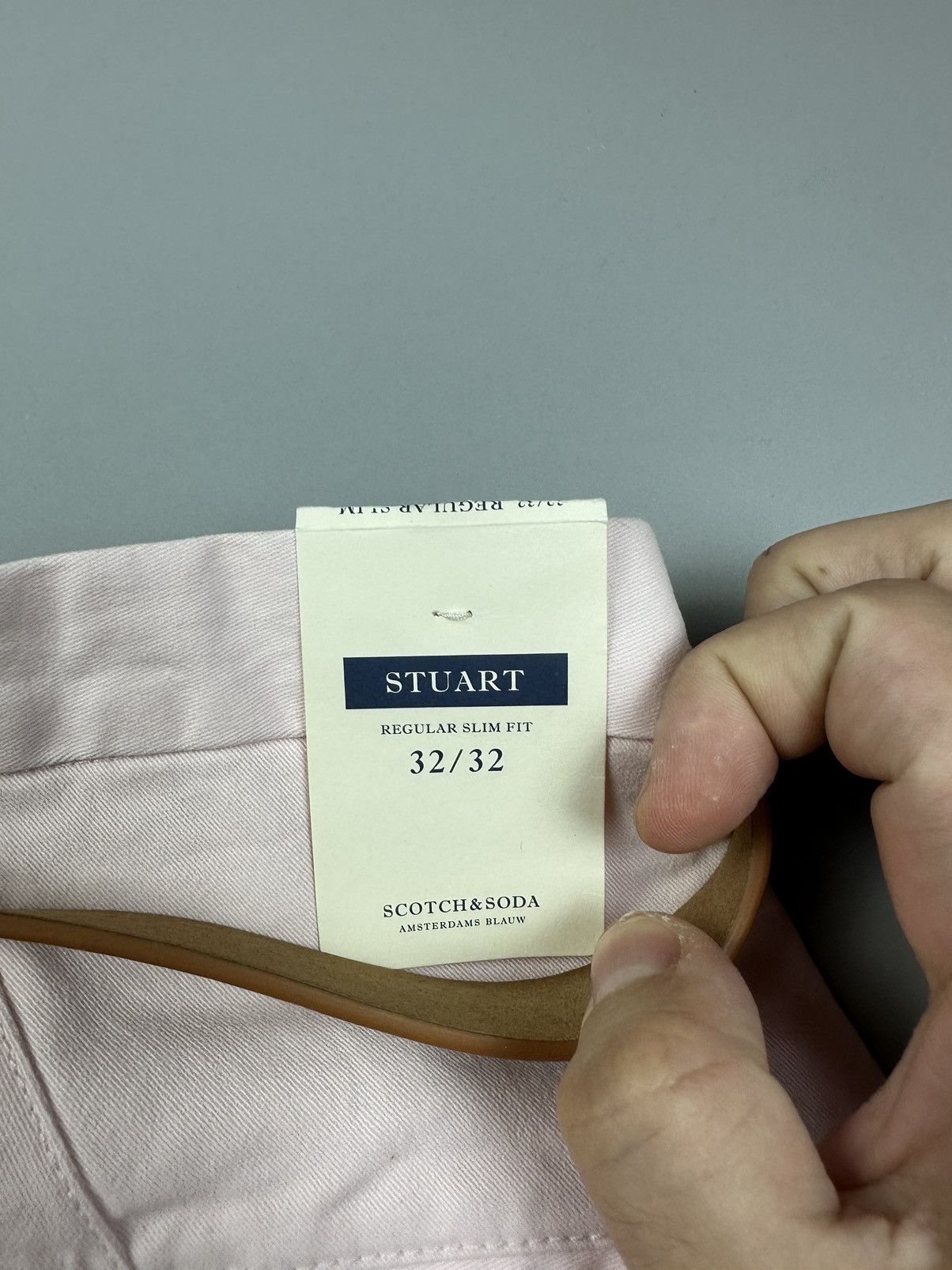 Scotch & Soda Light pink chinos scotch&soda+ leather belt Size US 32 / EU 48 - 7 Thumbnail