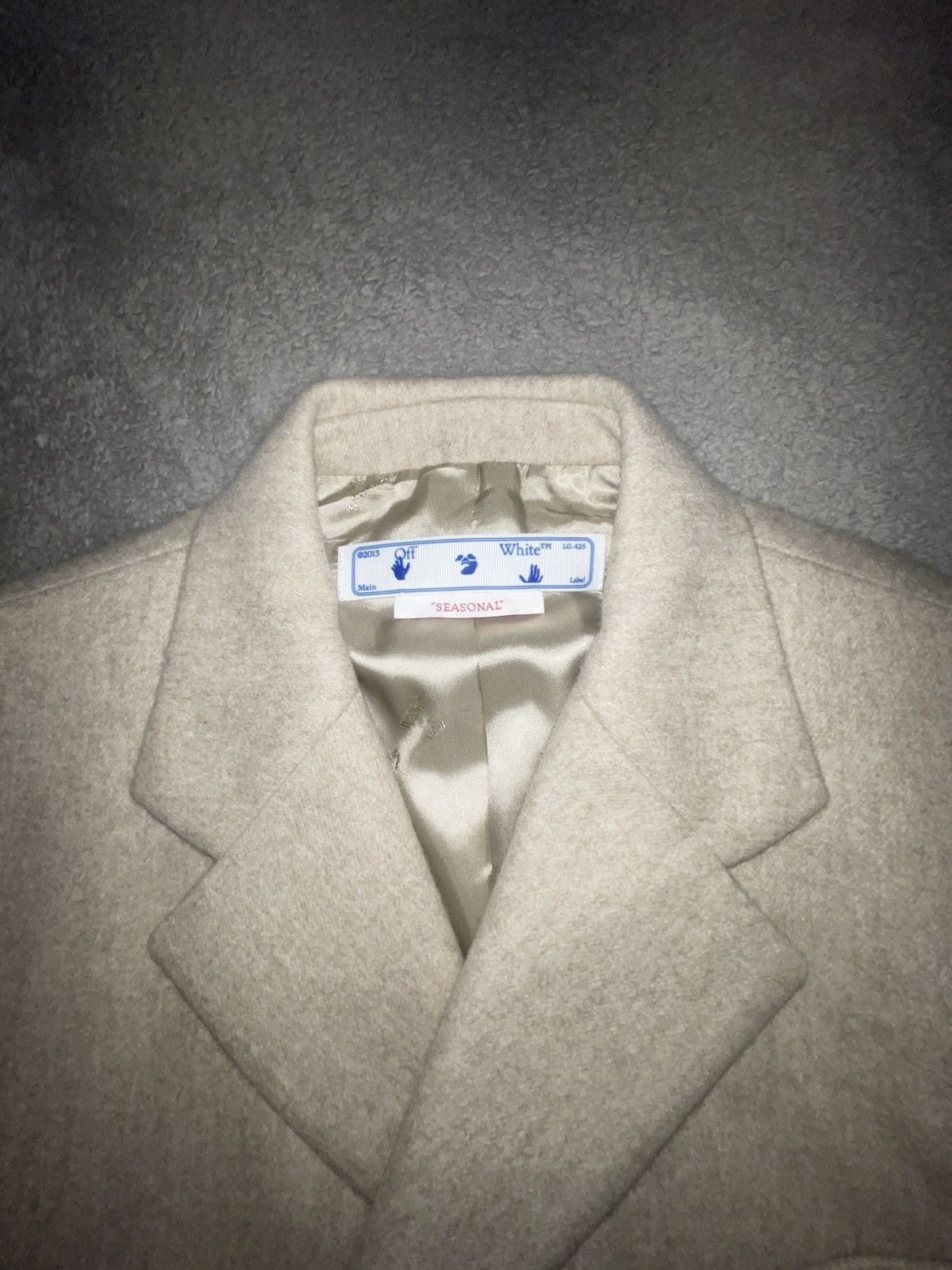 Off-White Off-White buckle-fastened single-breasted blazer Size 48R - 3 Thumbnail