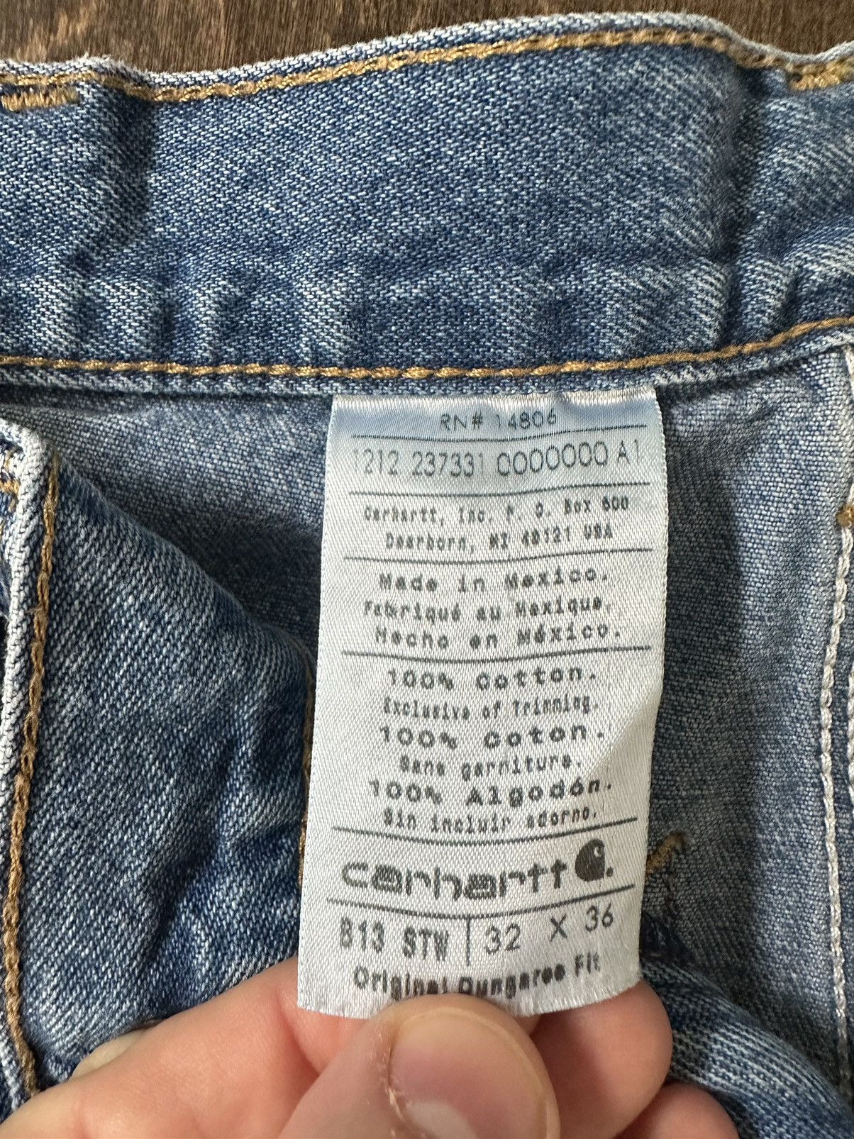 Carhartt Vintage Carhartt Denim Jeans Size US 32 / EU 48 - 5 Thumbnail