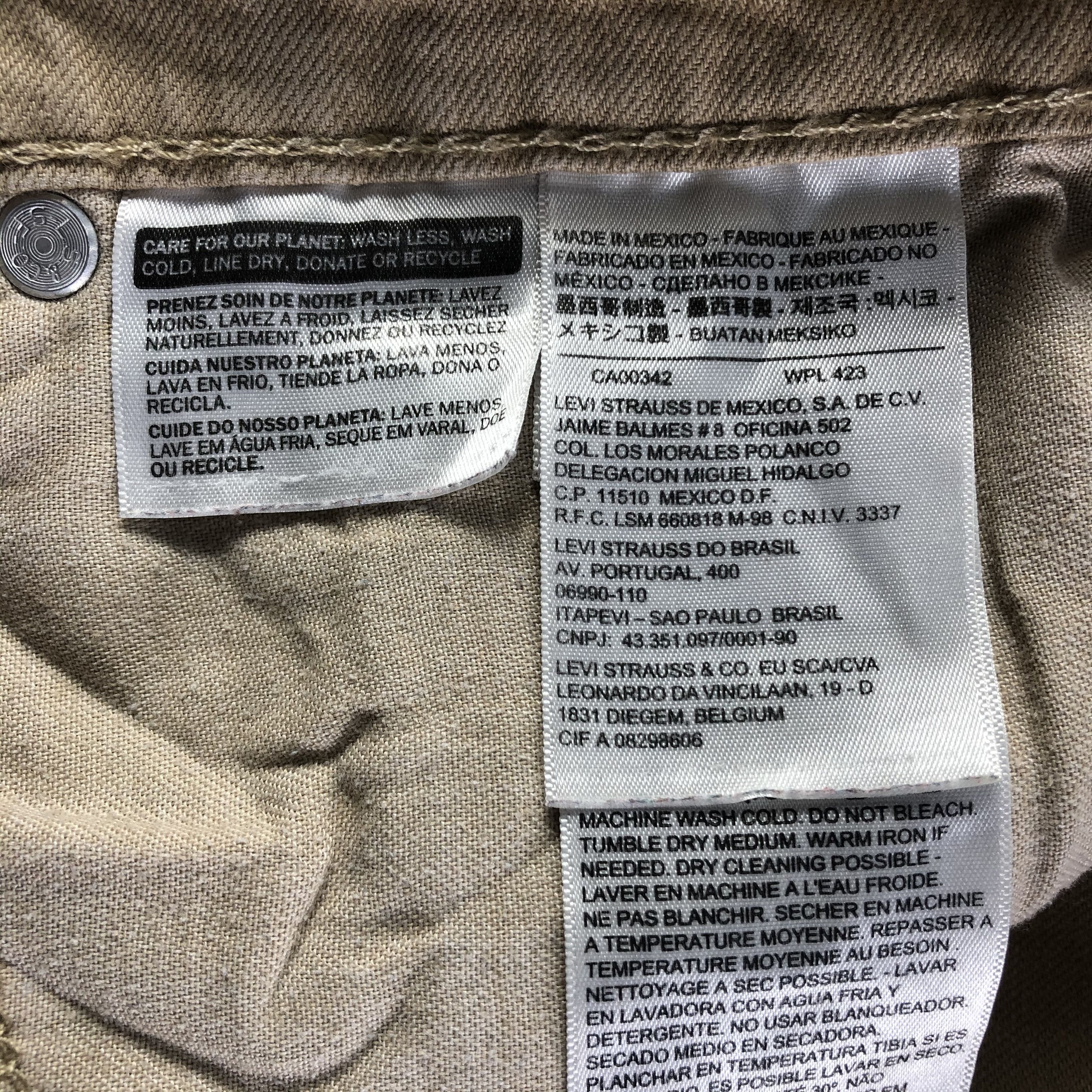 Levi's Vintage Levis 510 Jeans-J3131 Size US 33 - 10 Thumbnail