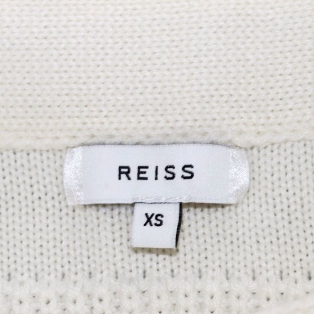 Reiss Reiss Knit Jumper XS Women’s Cream Wool Blend Relaxed Fit Pullover Used Size XS / US 0-2 / IT 36-38 - 5 Thumbnail