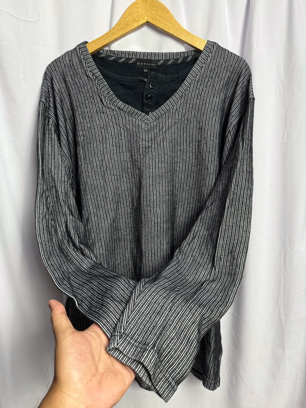 Hysteric Glamour × If Six Was Nine × Japanese Brand 2000s Japanese Our House Long Sleeve Size US L / EU 52-54 / 3 - 3 Thumbnail