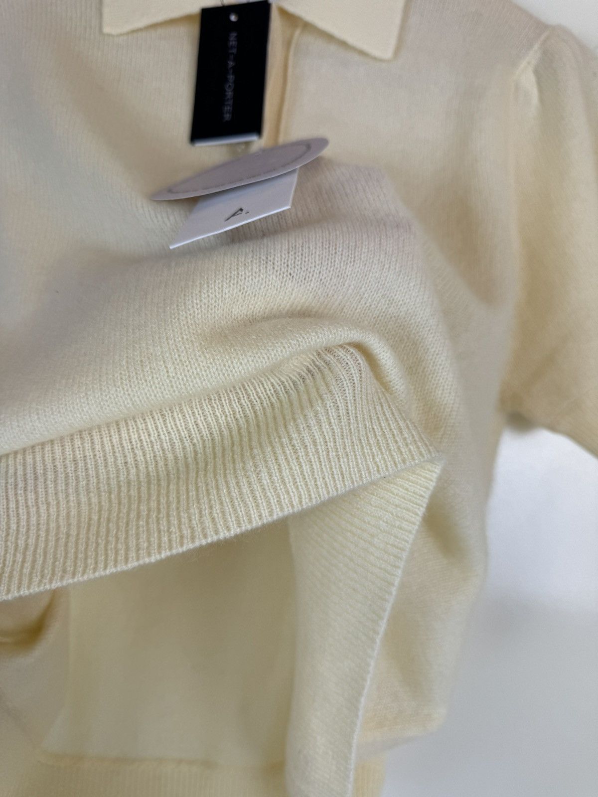 Allude Allude cashmere yellow polo sweater Brunello Cucinelli Size S / US 4 / IT 40 - 5 Thumbnail
