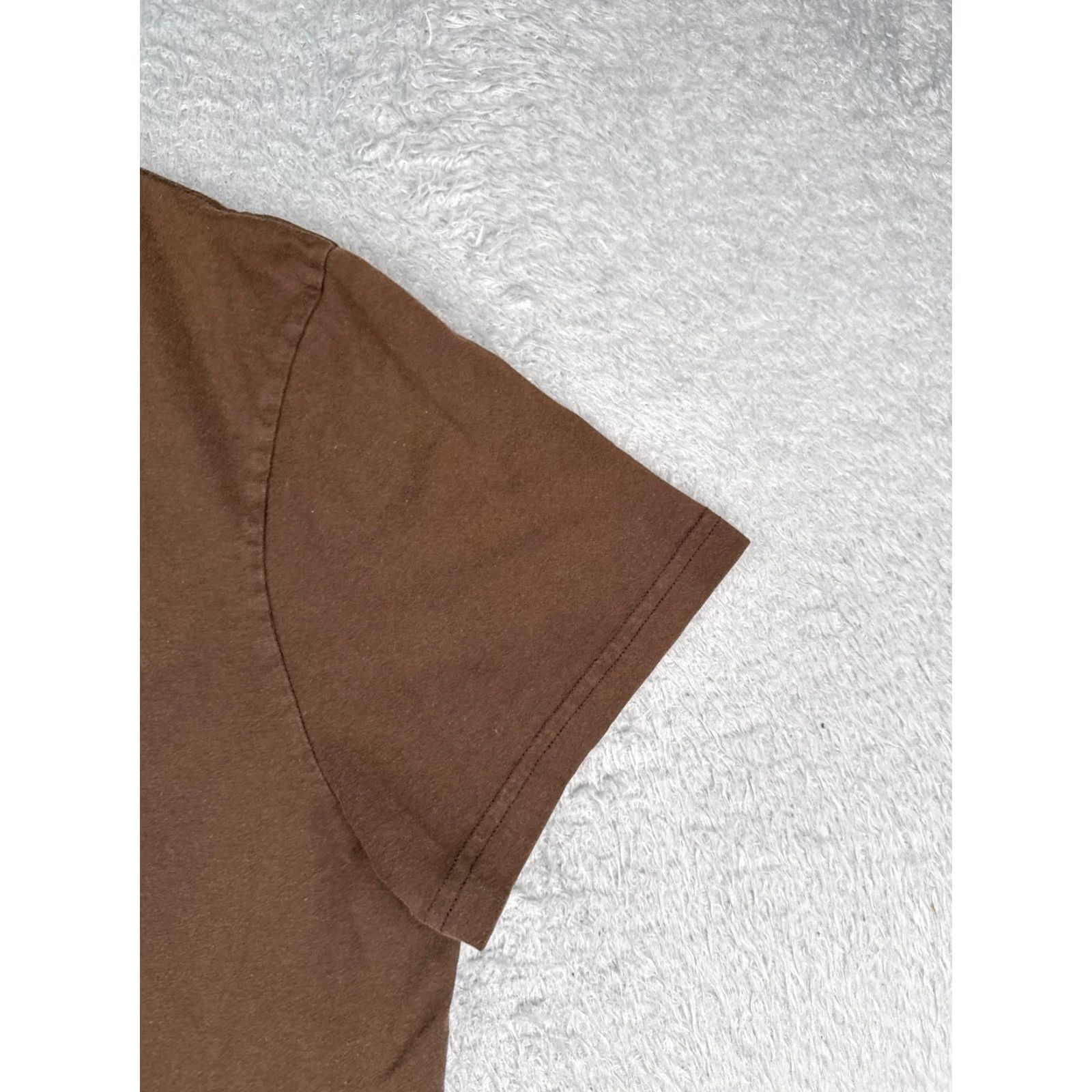 The North Face The North Face Shirt Men L Brown Short Sleeve Crew Neck 100% Cotton Camping Logo T-Shirt Mens Size US L / EU 52-54 / 3 - 2 Thumbnail
