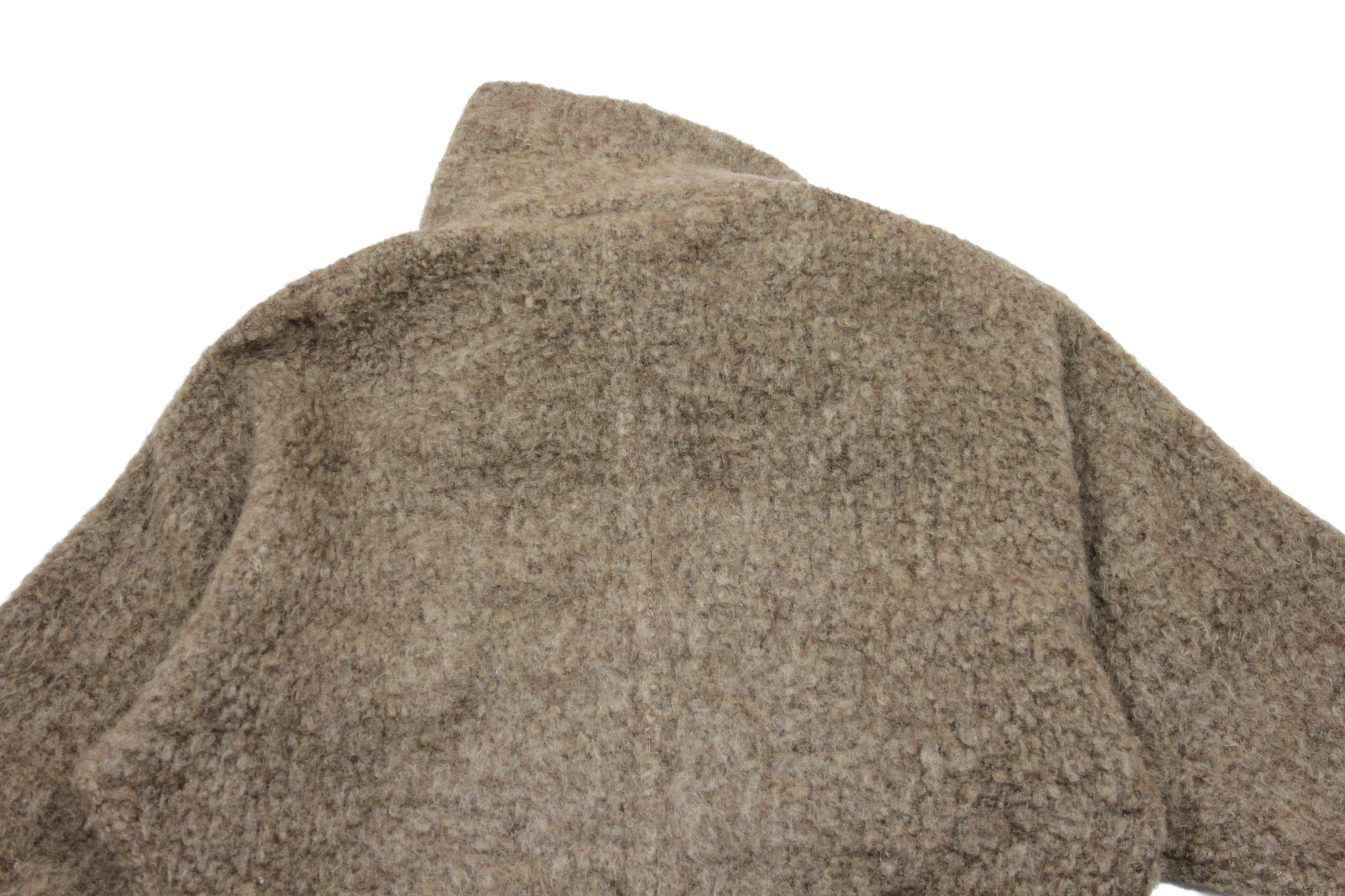 Max Mara 00S Angora Fluffy Y2K Cape Coat Vintage Size M / US 6-8 / IT 42-44 - 5 Thumbnail