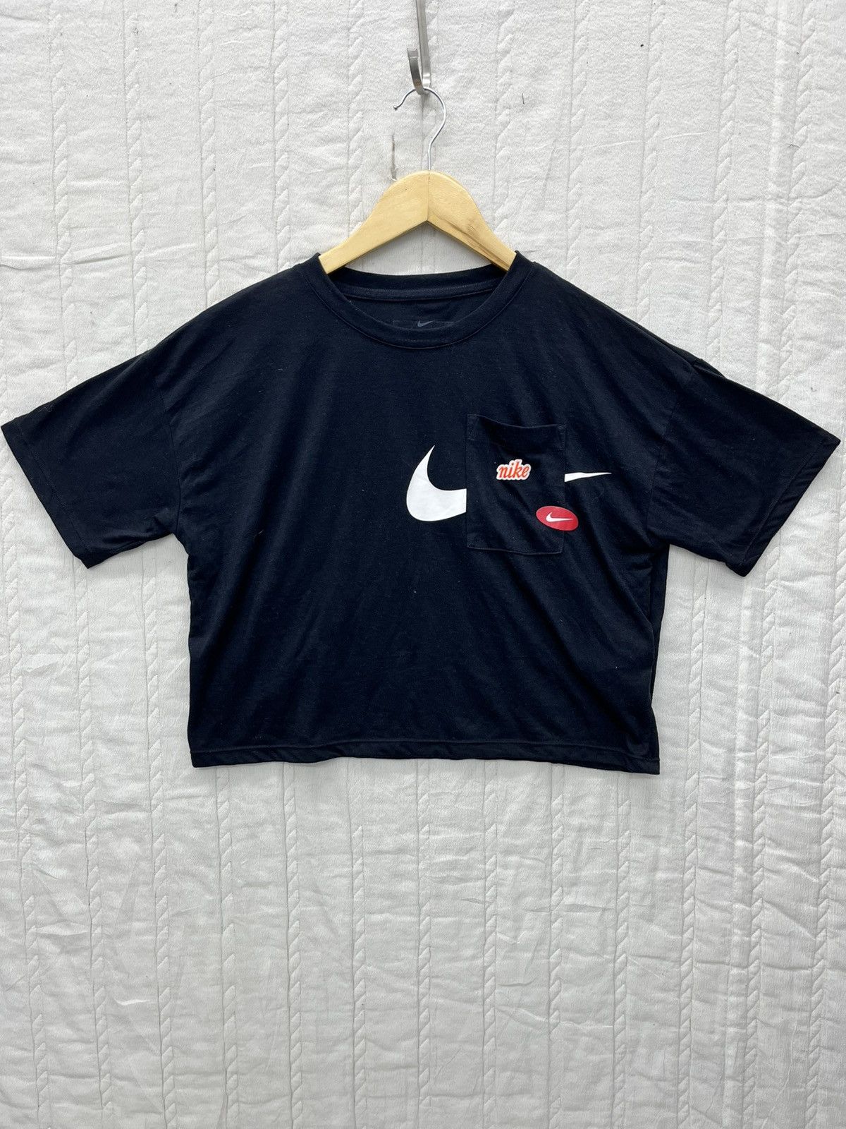 Japanese Brand × Nike STEALS🔥NIKE CROP TEES POCKET Size S / US 4 / IT 40 - 1 Thumbnail