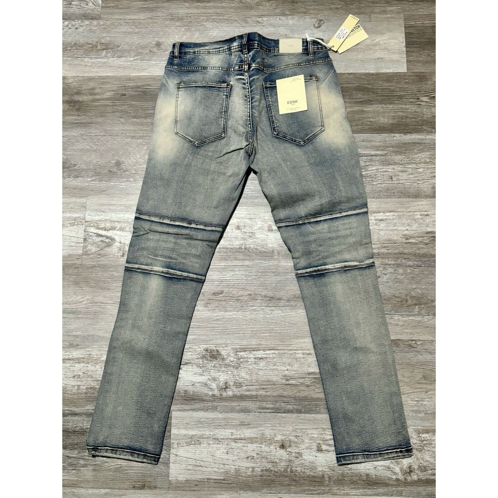 Other KDNK Men's Distressed Slim Tapered Jeans 38 Size US 38 / EU 54 - 4 Thumbnail