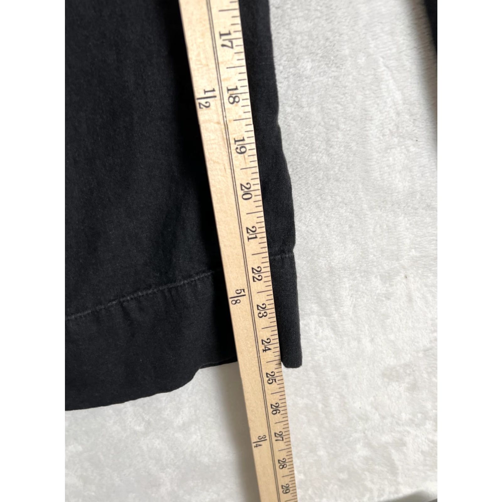 Abercrombie & Fitch Abercrombie & Fitch Pants Womens 10 Black Annie High Rise Wide Leg Crop Casual Size 32" / US 10 / IT 46 - 2 Thumbnail