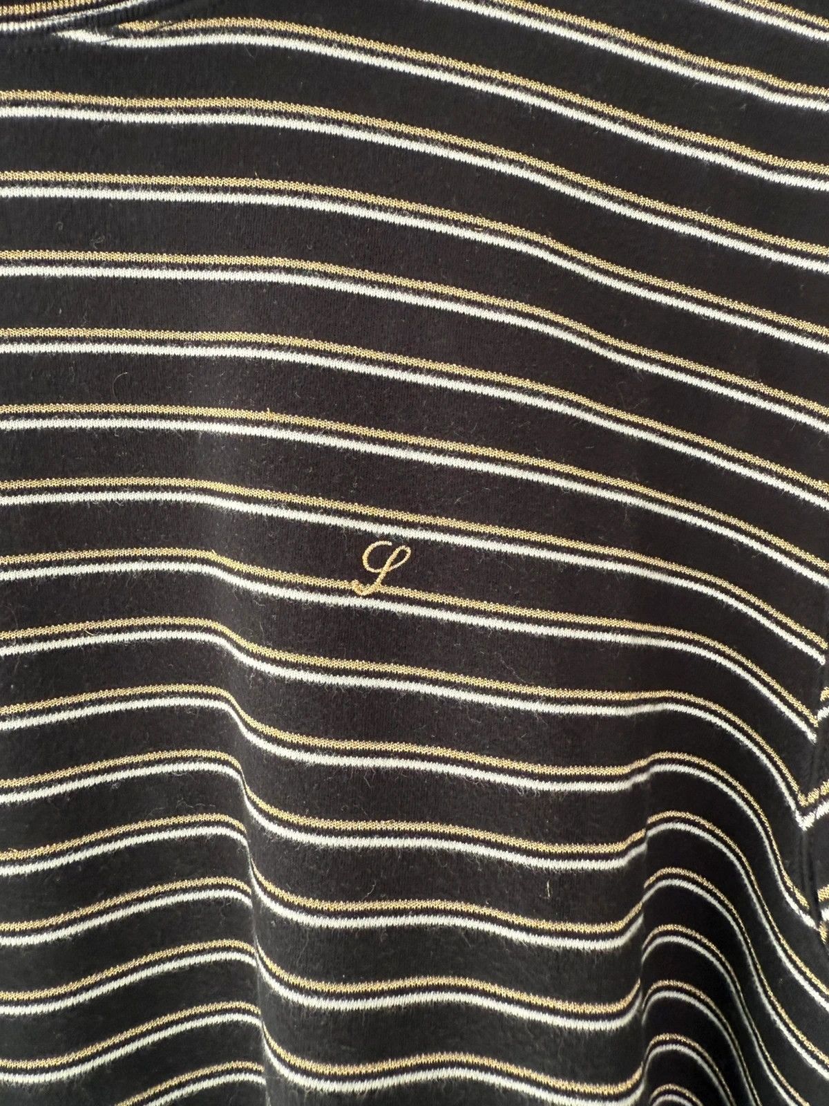 Supreme Supreme Black Gold Stripe Turtle neck Size US L / EU 52-54 / 3 - 3 Thumbnail