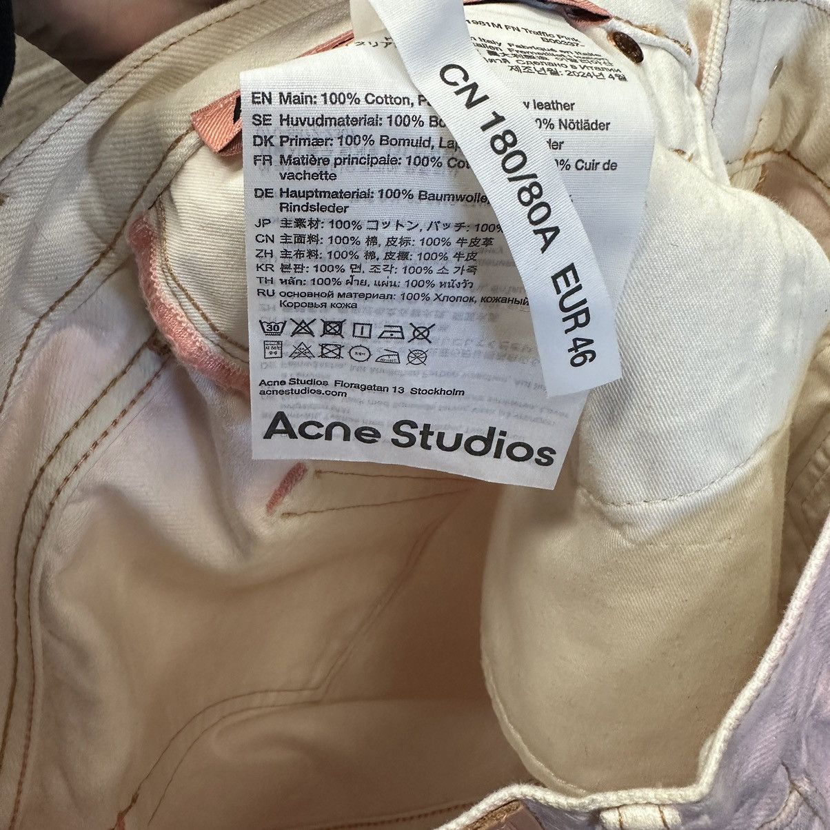Acne Studios Pink acne studio denim | Grailed