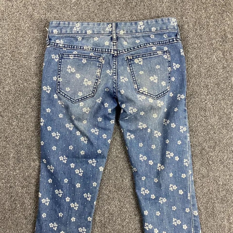Free People Free People Jeans Women's W 25 Denim Floral Distressed Size 25" / US 0 / IT 36 - 7 Thumbnail