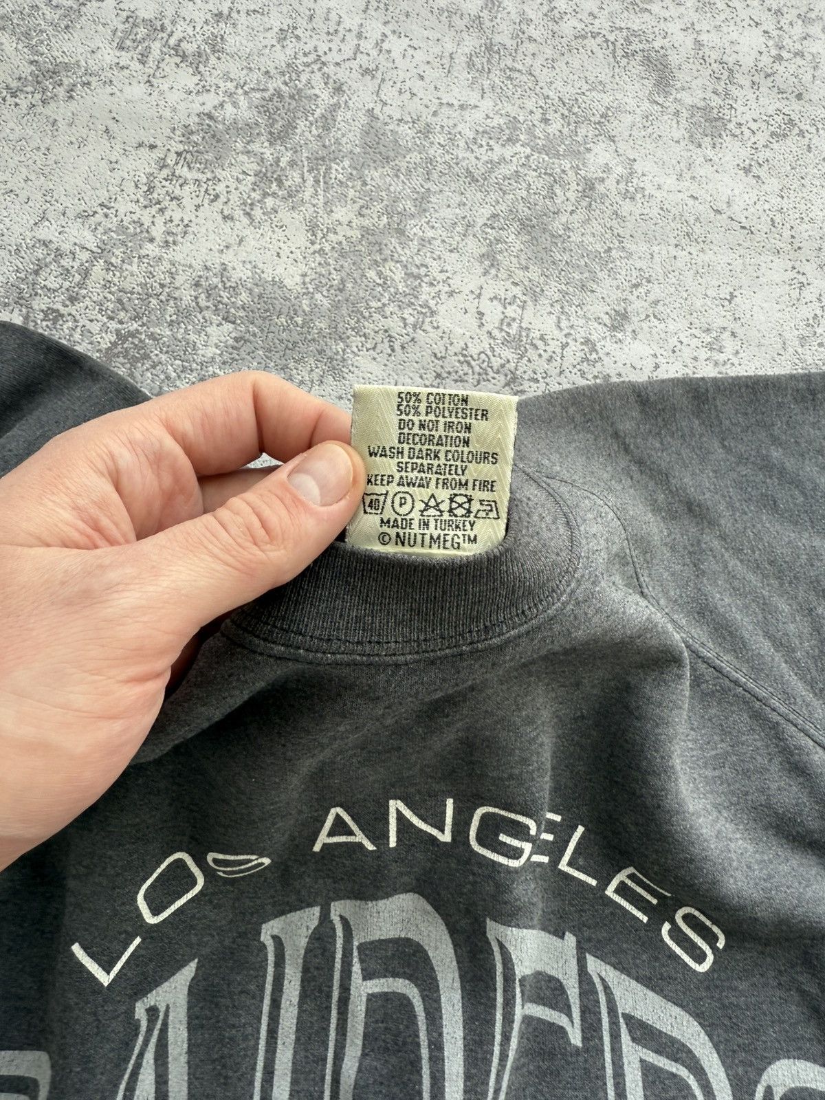 NFL × Nutmeg × Vintage Vintage 1994 Los Angeles Raiders Nutmeg Sweatshirt Shirt Size US XL / EU 56 / 4 - 6 Thumbnail