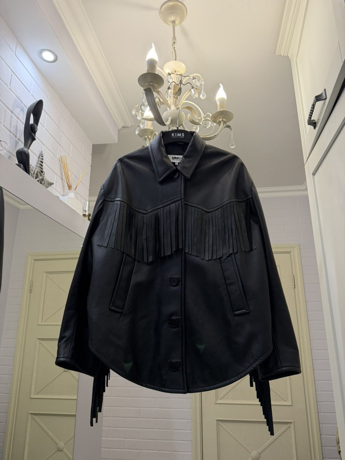 Maison Margiela Maison Margiela Unisex Leather Jacket Size M Size M / US 6-8 / IT 42-44 - 6 Thumbnail