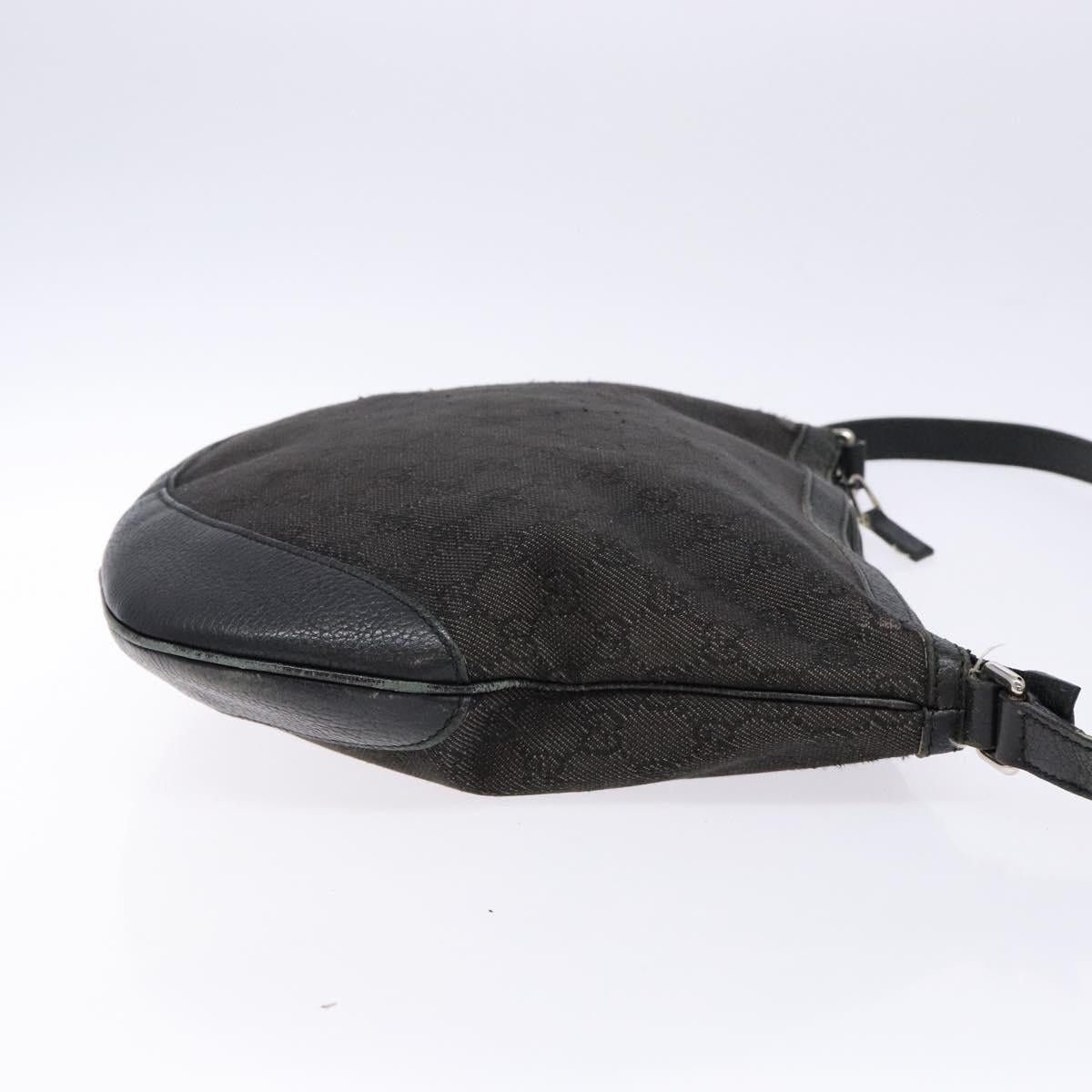 Gucci GUCCI GG Canvas Shoulder Bag Black Silver Size ONE SIZE - 4 Thumbnail