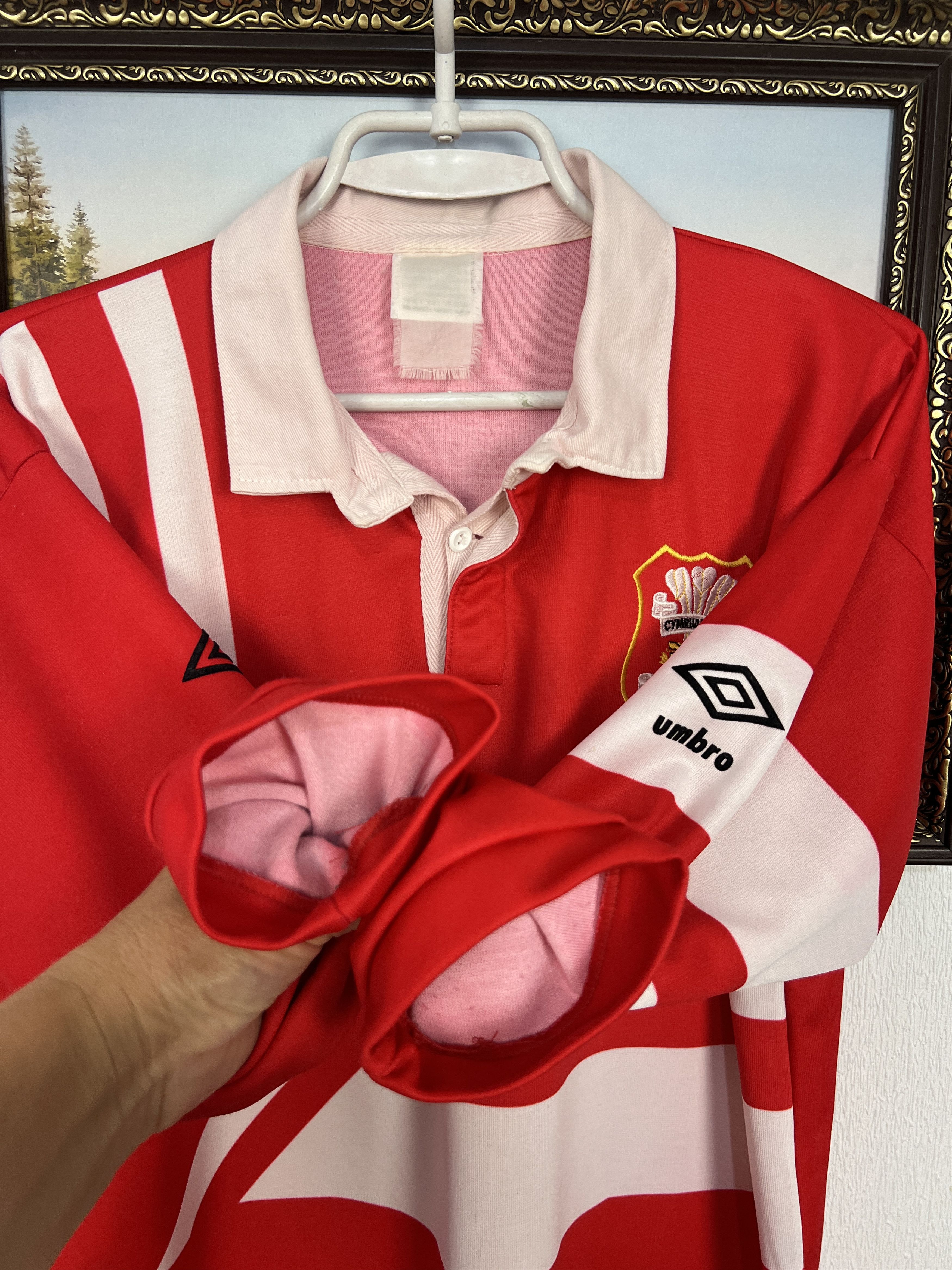 Umbro Rare Vintage 1992 Llanelli Rugby Union Umbro Jersey Shirt Size US M / EU 48-50 / 2 - 9 Thumbnail