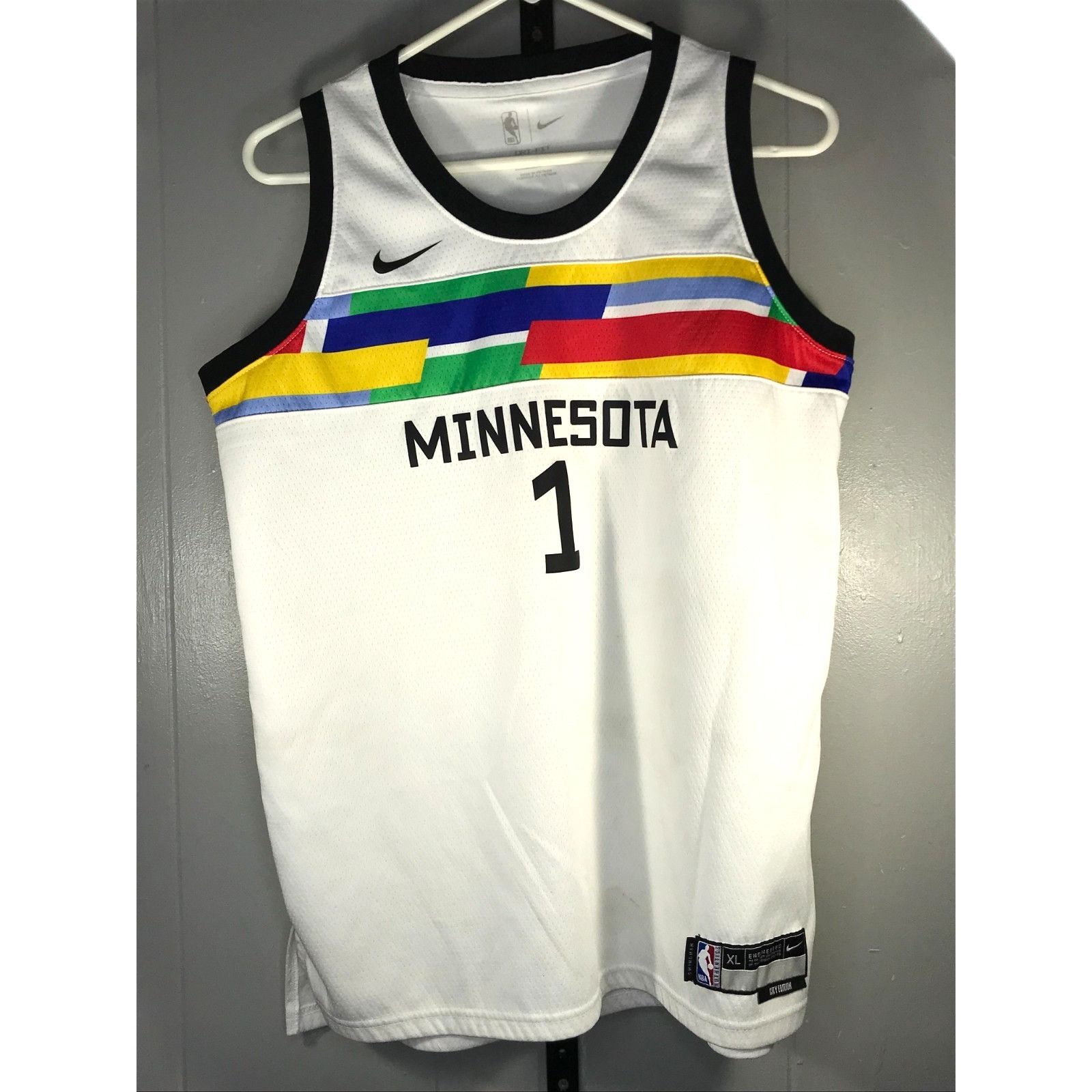 Nike Anthony Edwards Minnesota Timberwolves Nike City Edition Swi Size US XL / EU 56 / 4 - 1 Thumbnail