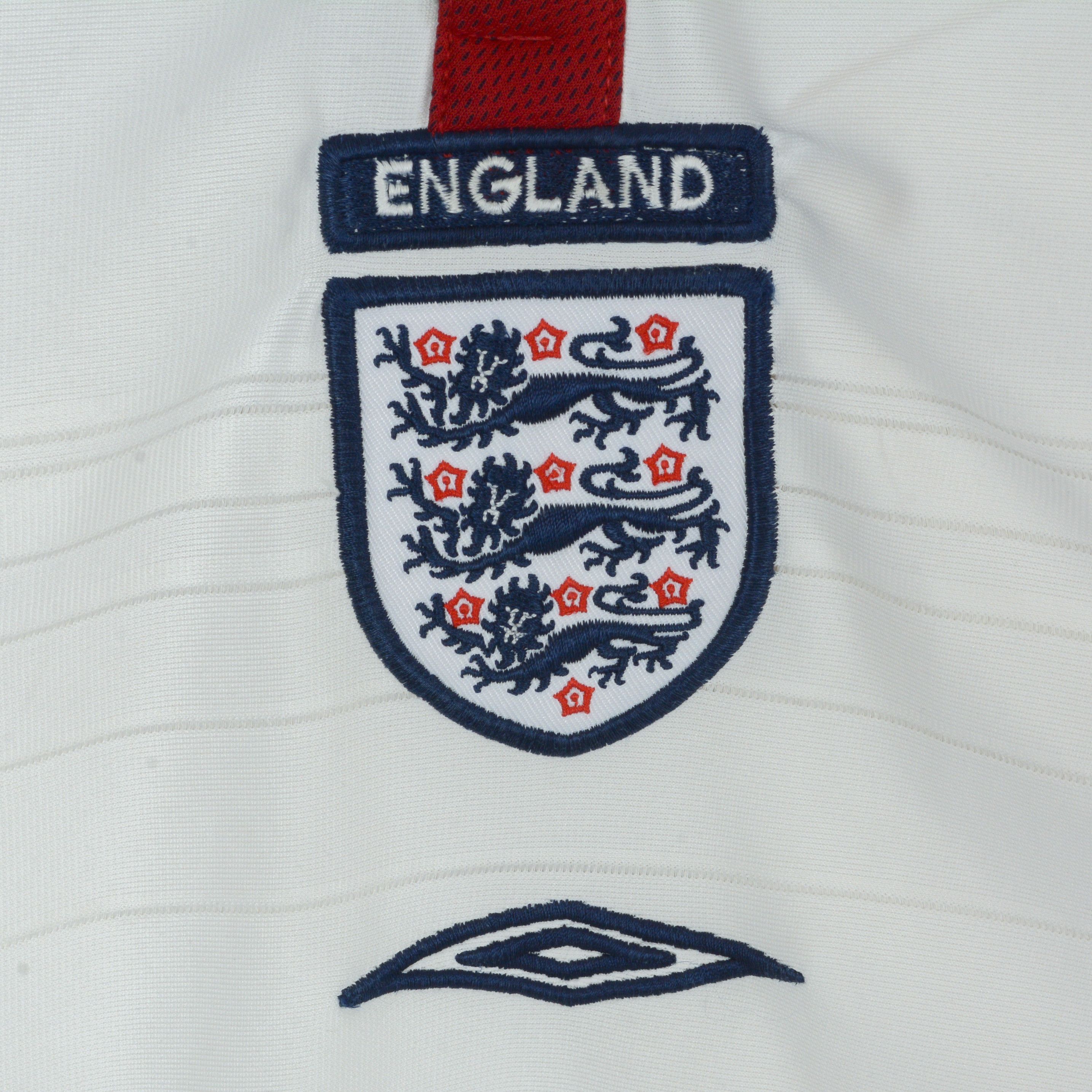Umbro England Men L Football Reversible Home 2003 2005 Shirt Kit Size US M / EU 48-50 / 2 - 3 Thumbnail