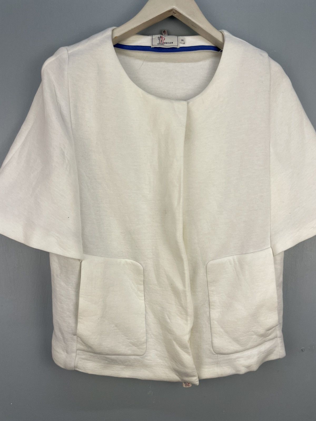 Moncler Moncler zip up short sleeve Size S / US 4 / IT 40 - 3 Thumbnail