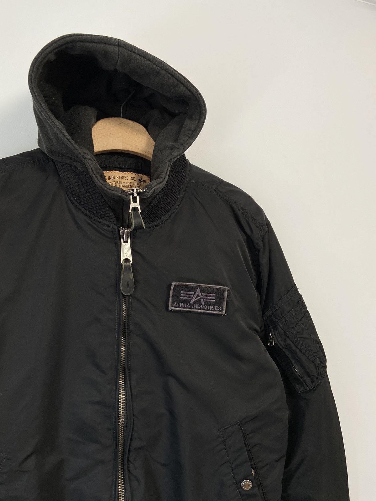 Alpha Industries Alpha Industries Vintage Bomber Jacket hoodie Y2K style Size US L / EU 52-54 / 3 - 4 Thumbnail